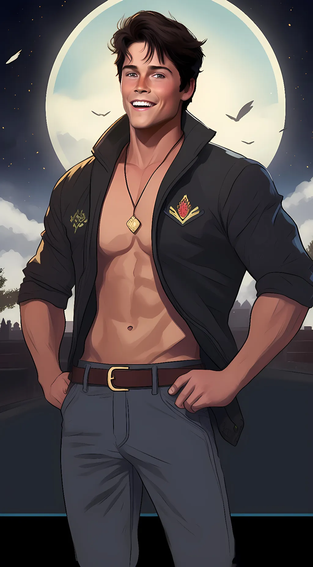 ai character: Soda-pop Curtis  background