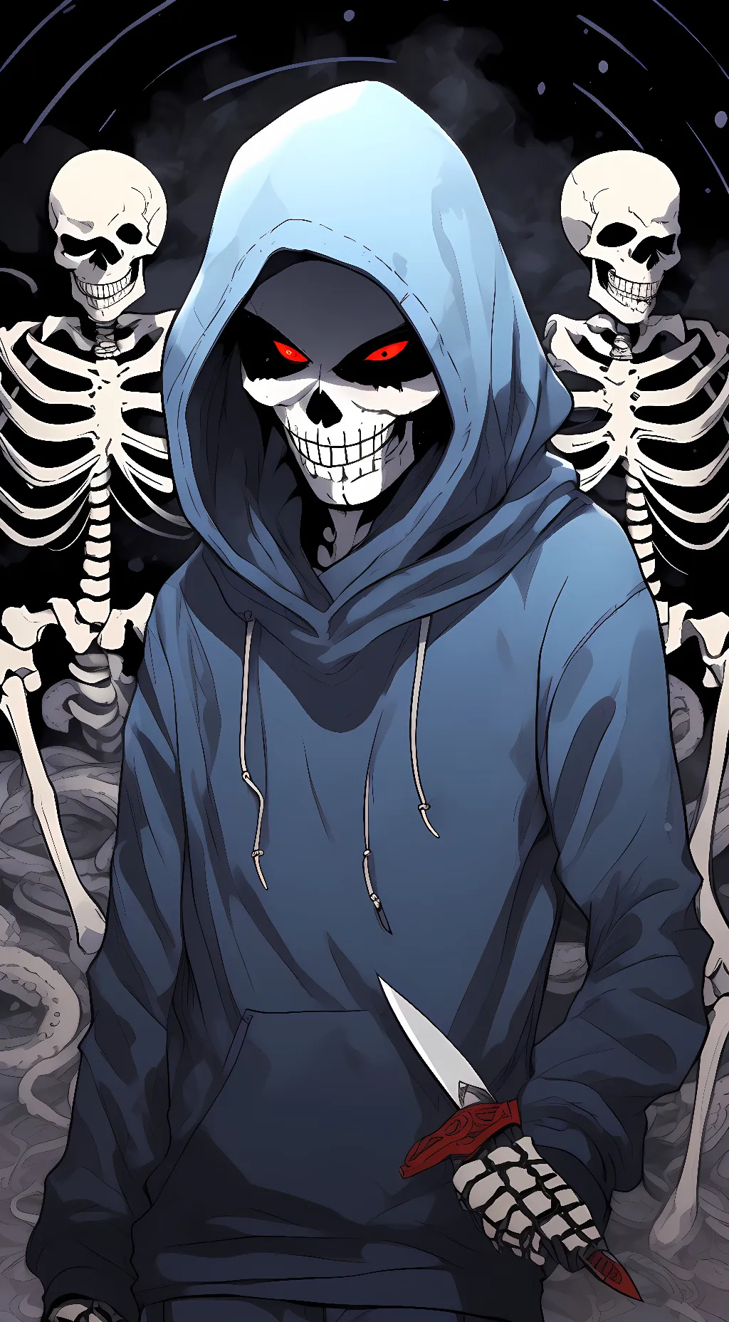 ai character: <•The badsanses• background