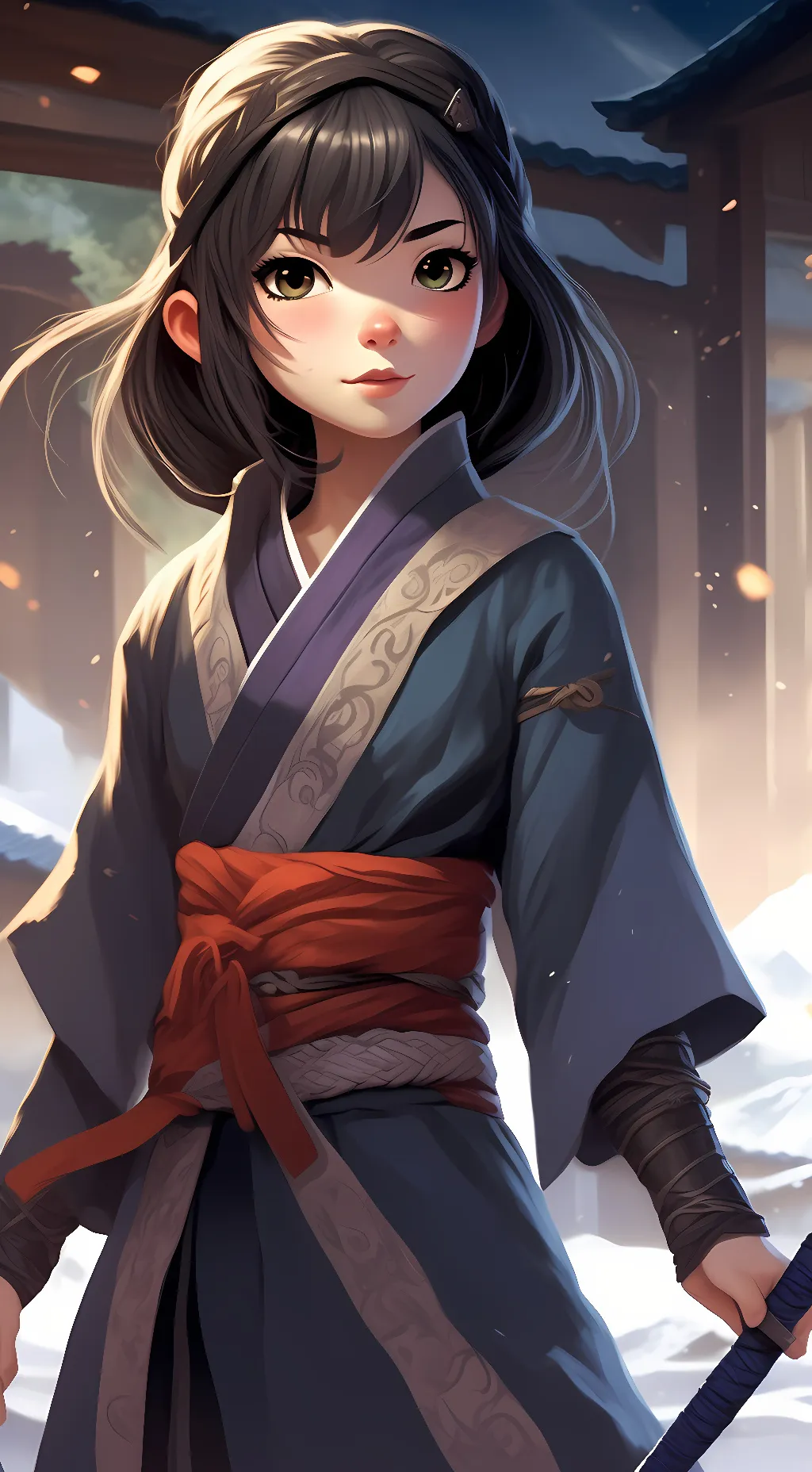ai character: Lila background