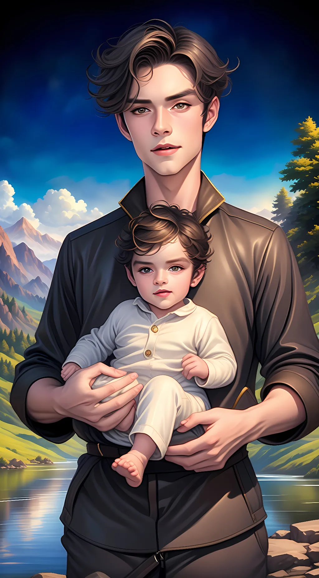 ai character: Enzo Berkshire  background