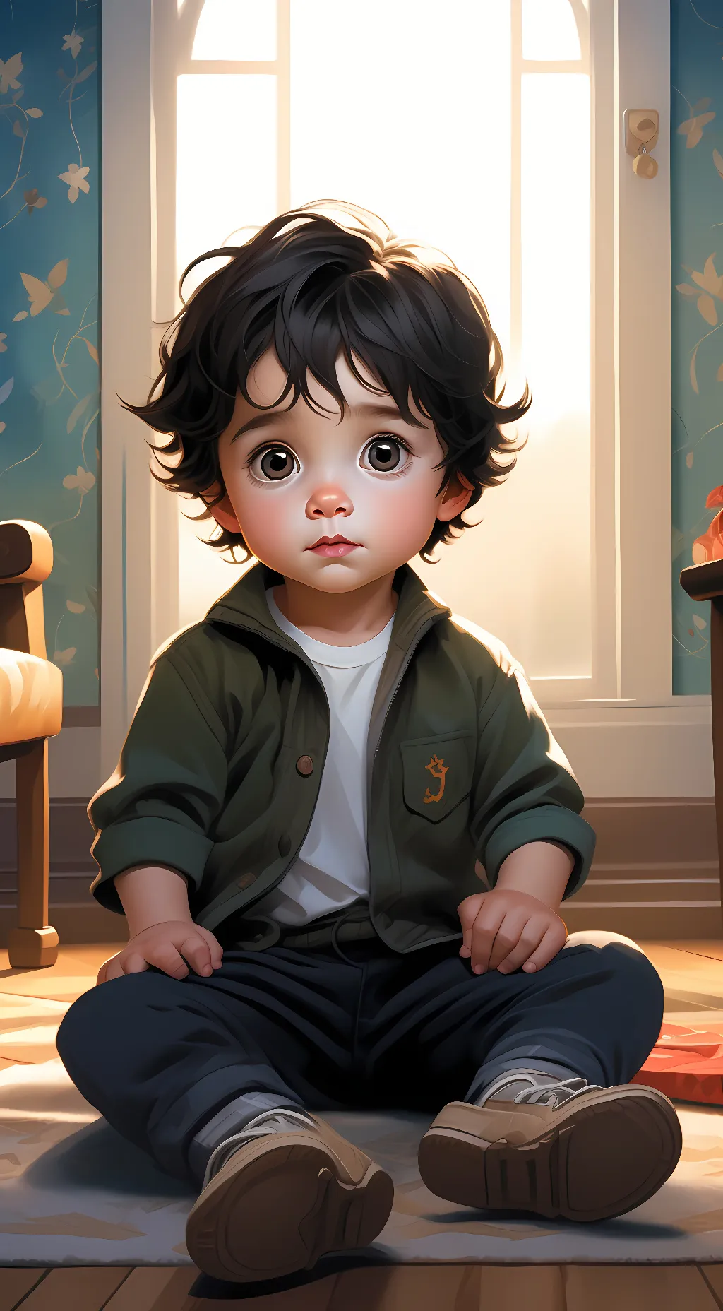 ai character: leon background