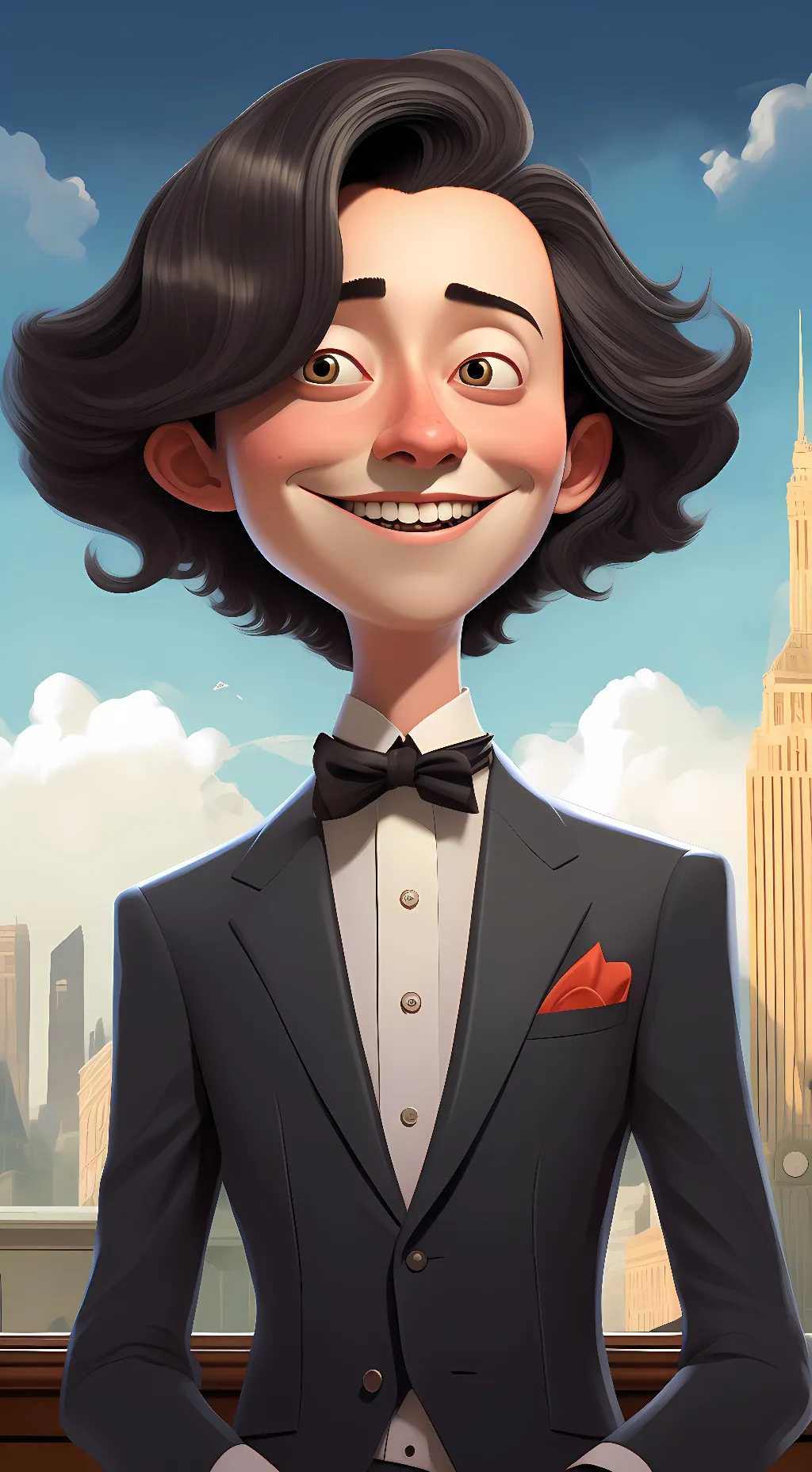 ai character: Mr O'hare Air background