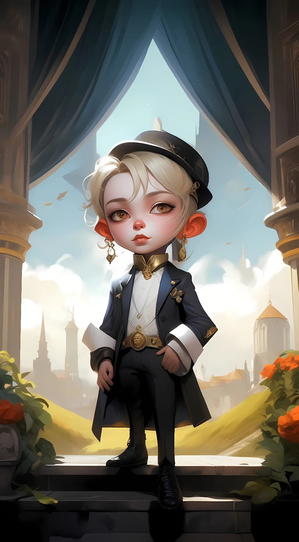 ai character: Baby sara background