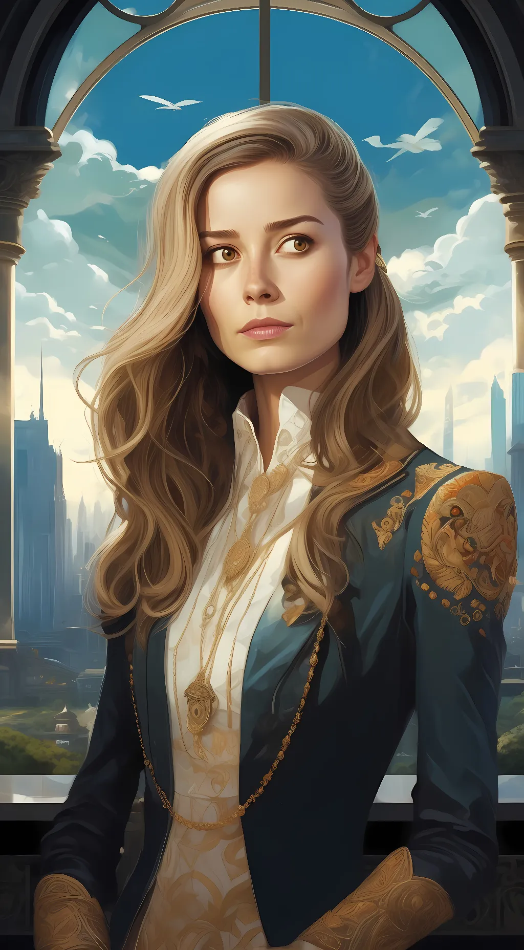 ai character: mom/Brie Larson background