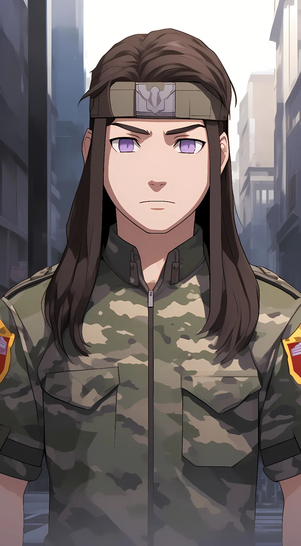 ai character: Neji Hyuga background