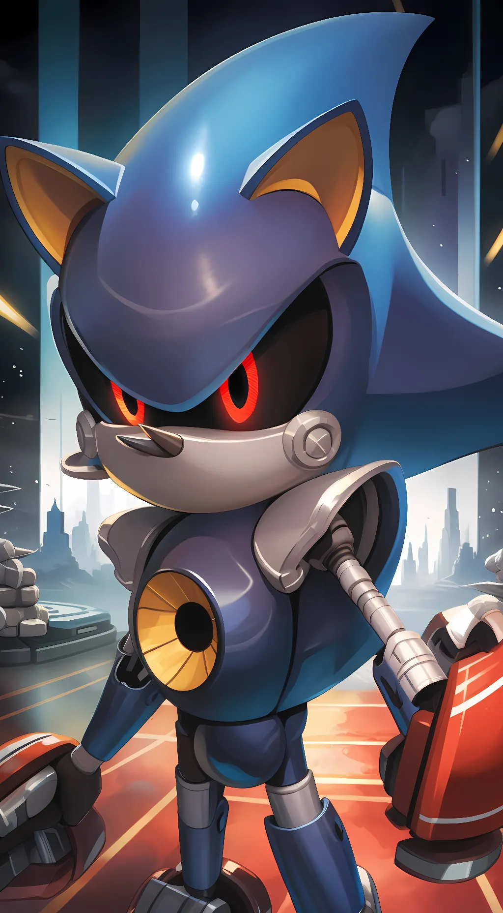 ai character: Metal Sonic background