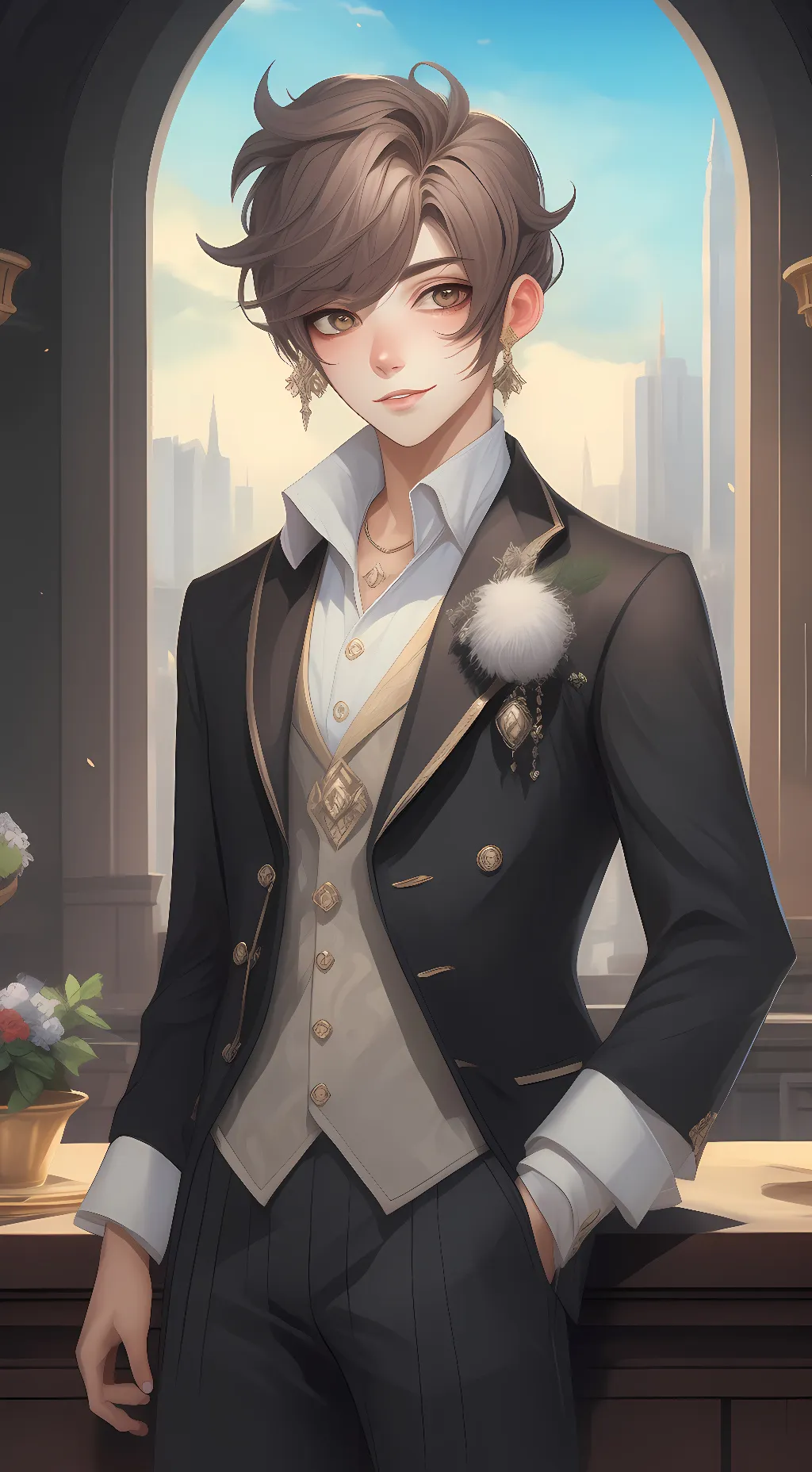 ai character: Nate background