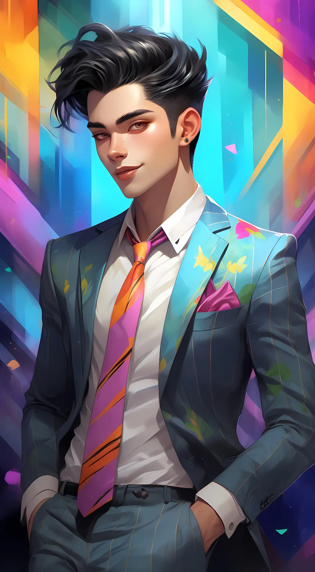 ai character: Julian  background