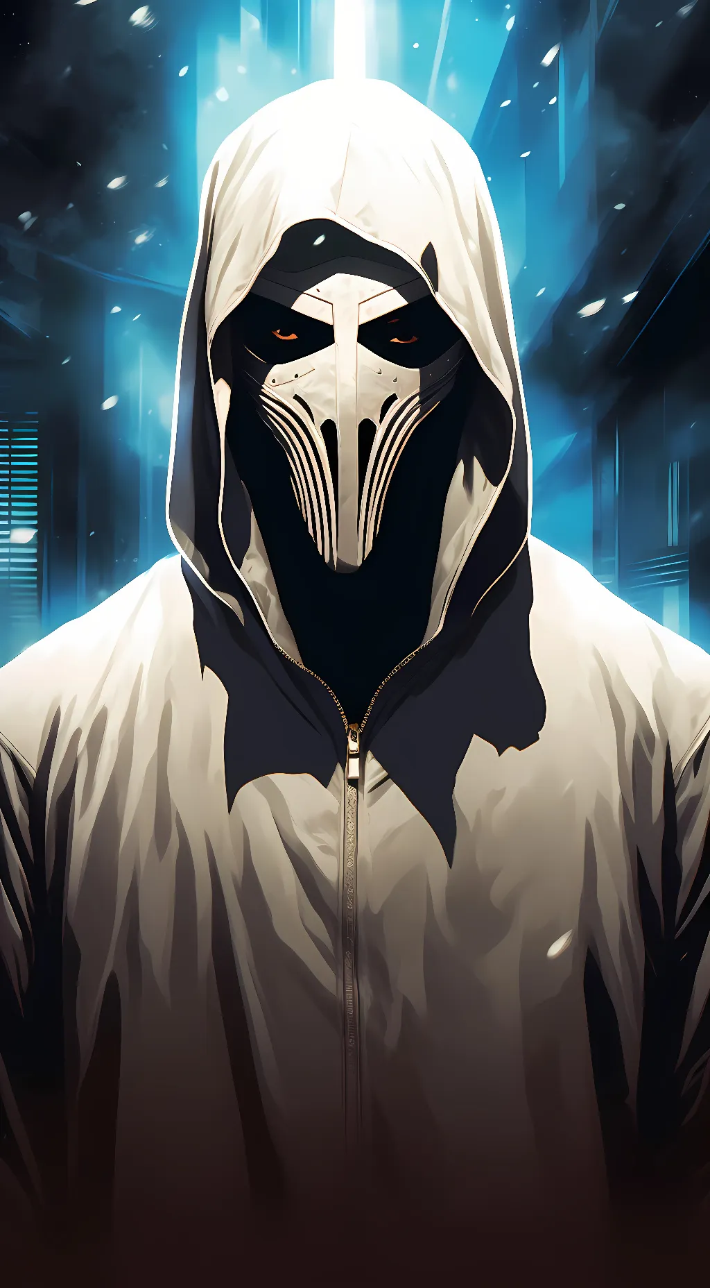 ai character: Hooded background