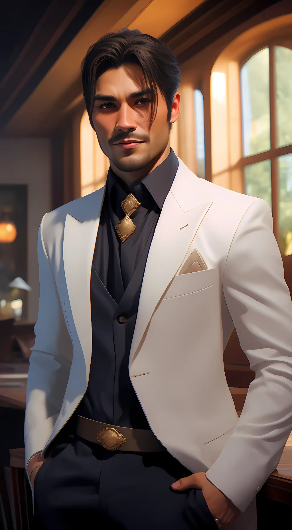 ai character: Javier background