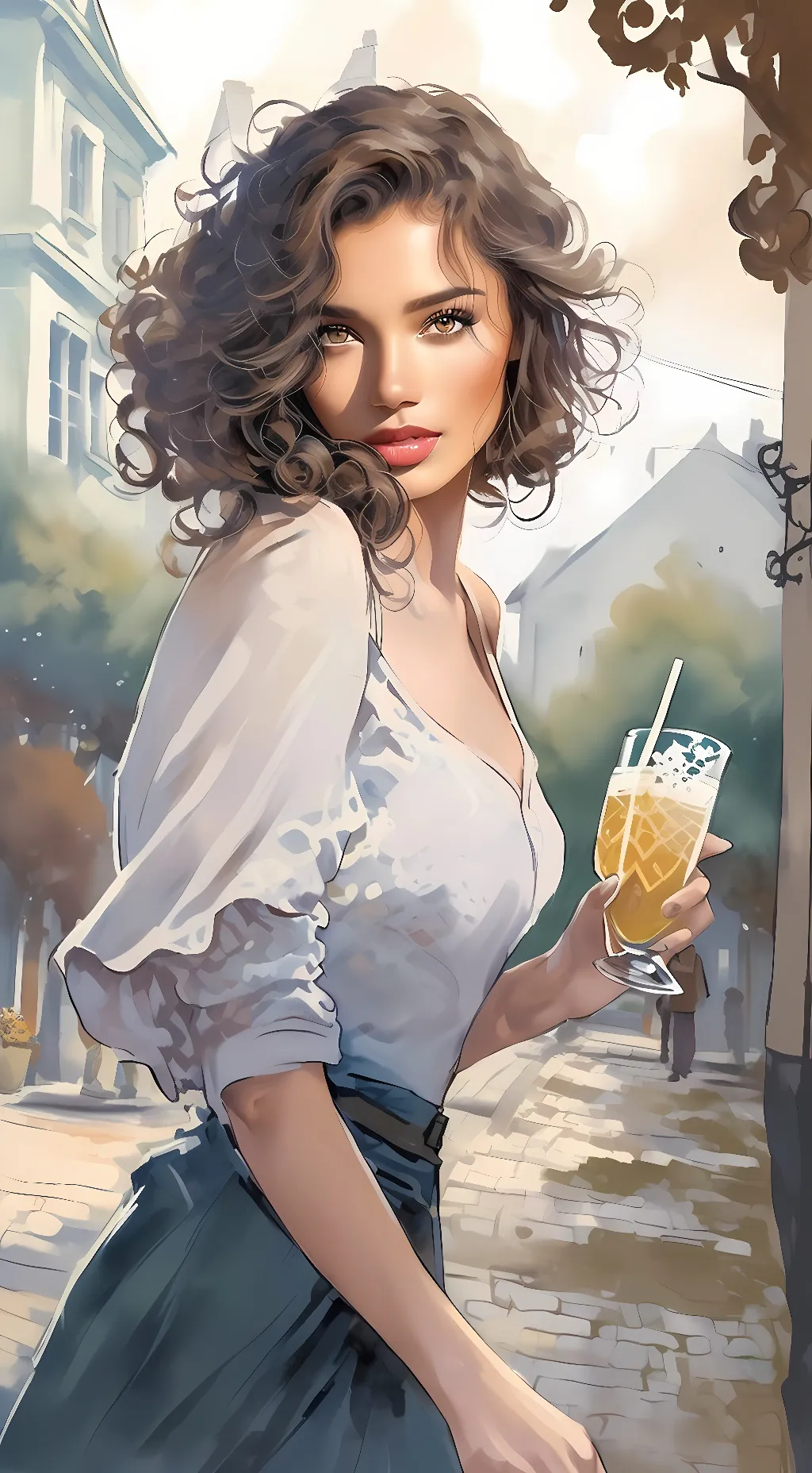 ai character: Willow Charlotte background