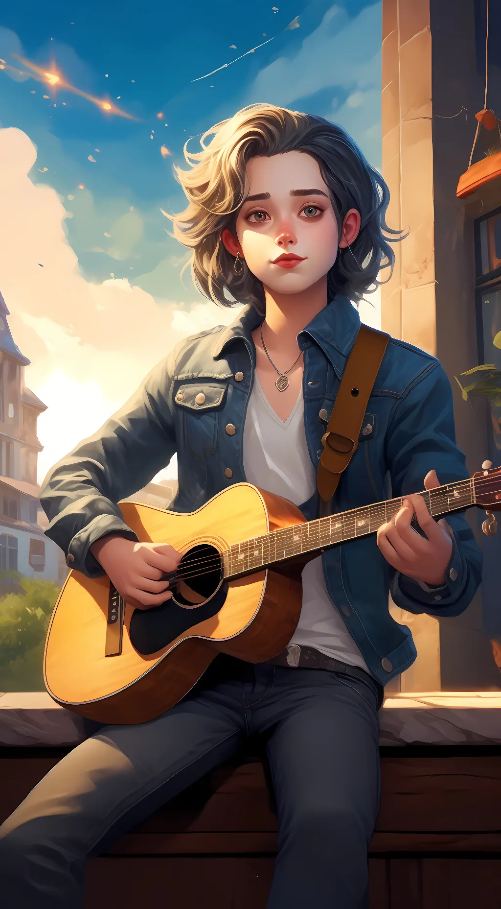 ai character: Jennifer Walker  background