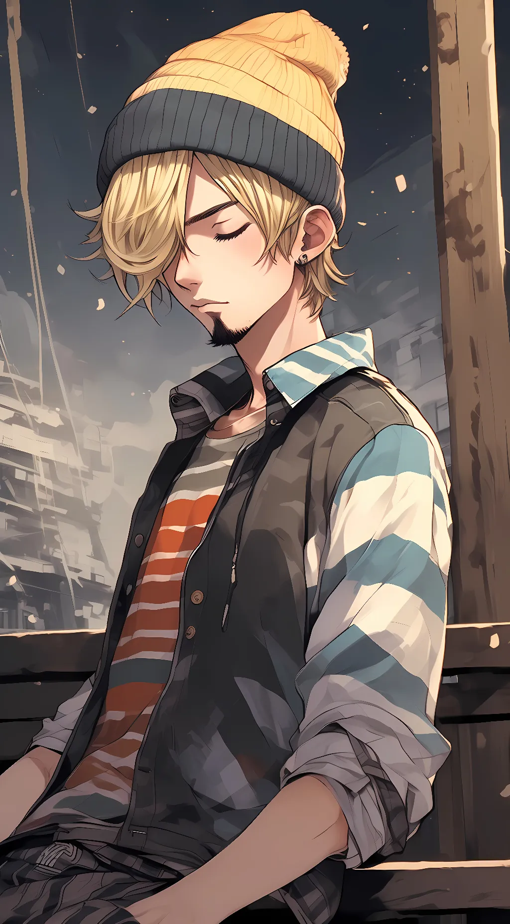 ai character: Sanji Vinsmoke~ background