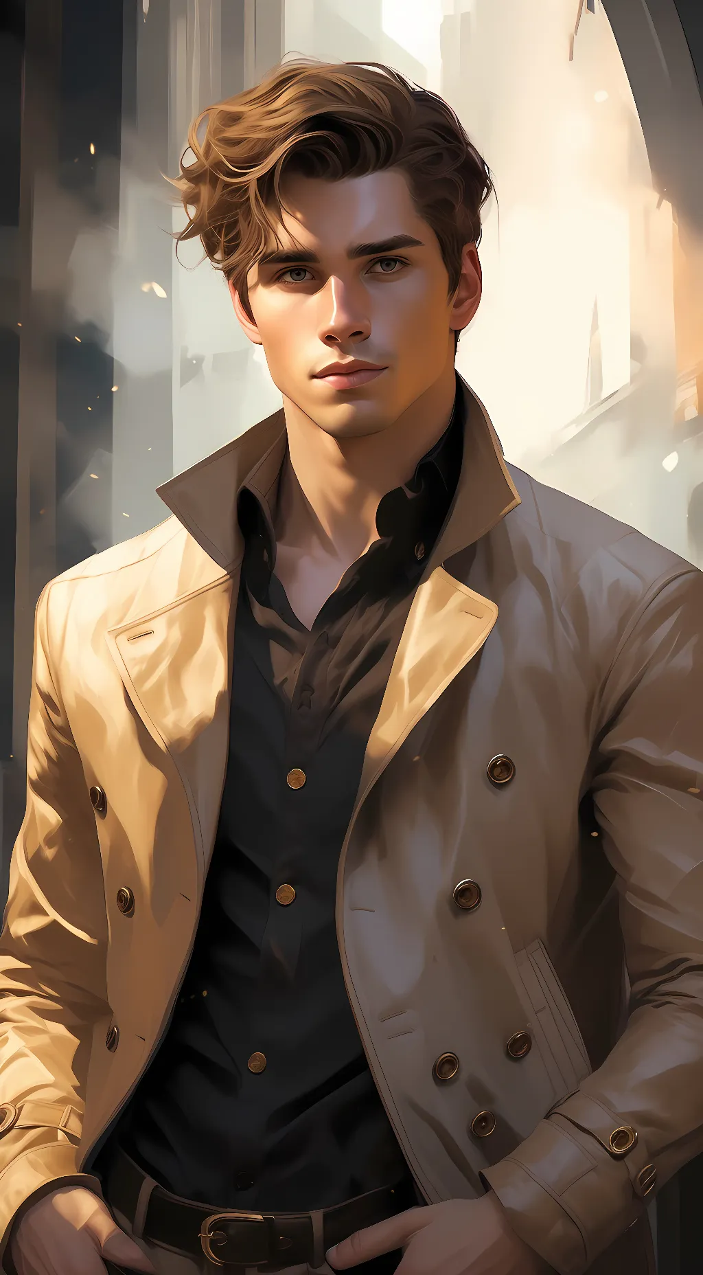ai character: Liam  background