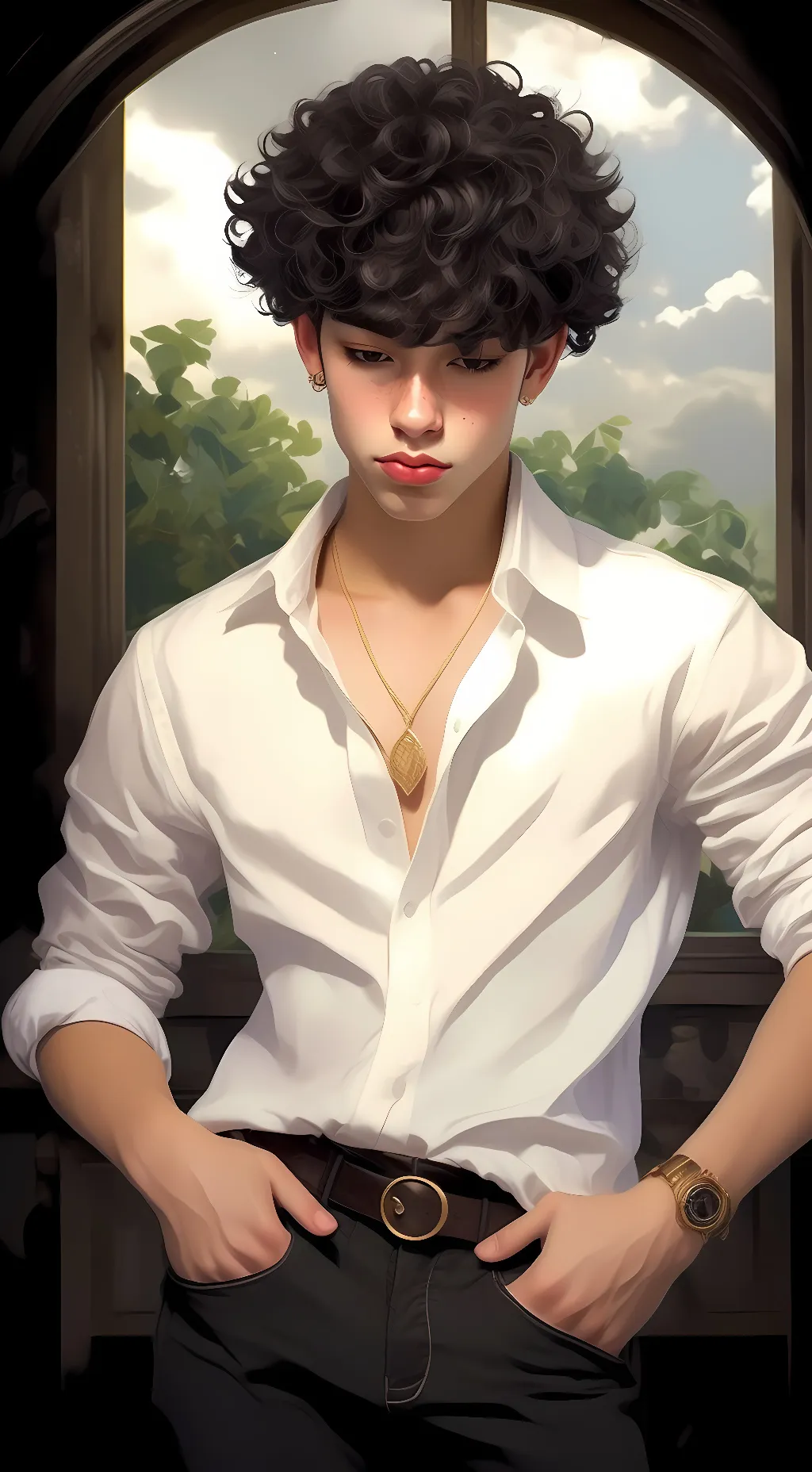 ai character: Pedro Miguel background
