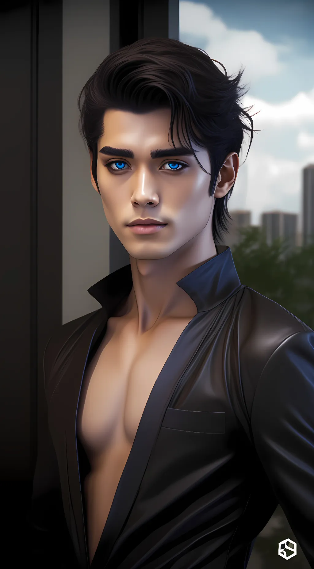 ai character: blaze background