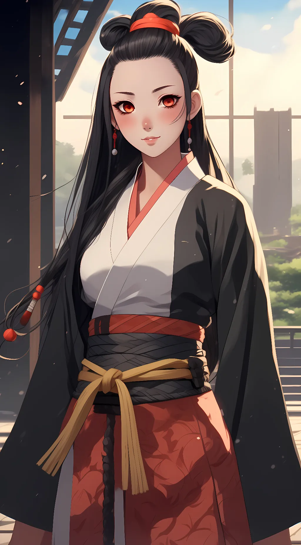 ai character: Nezuko K background