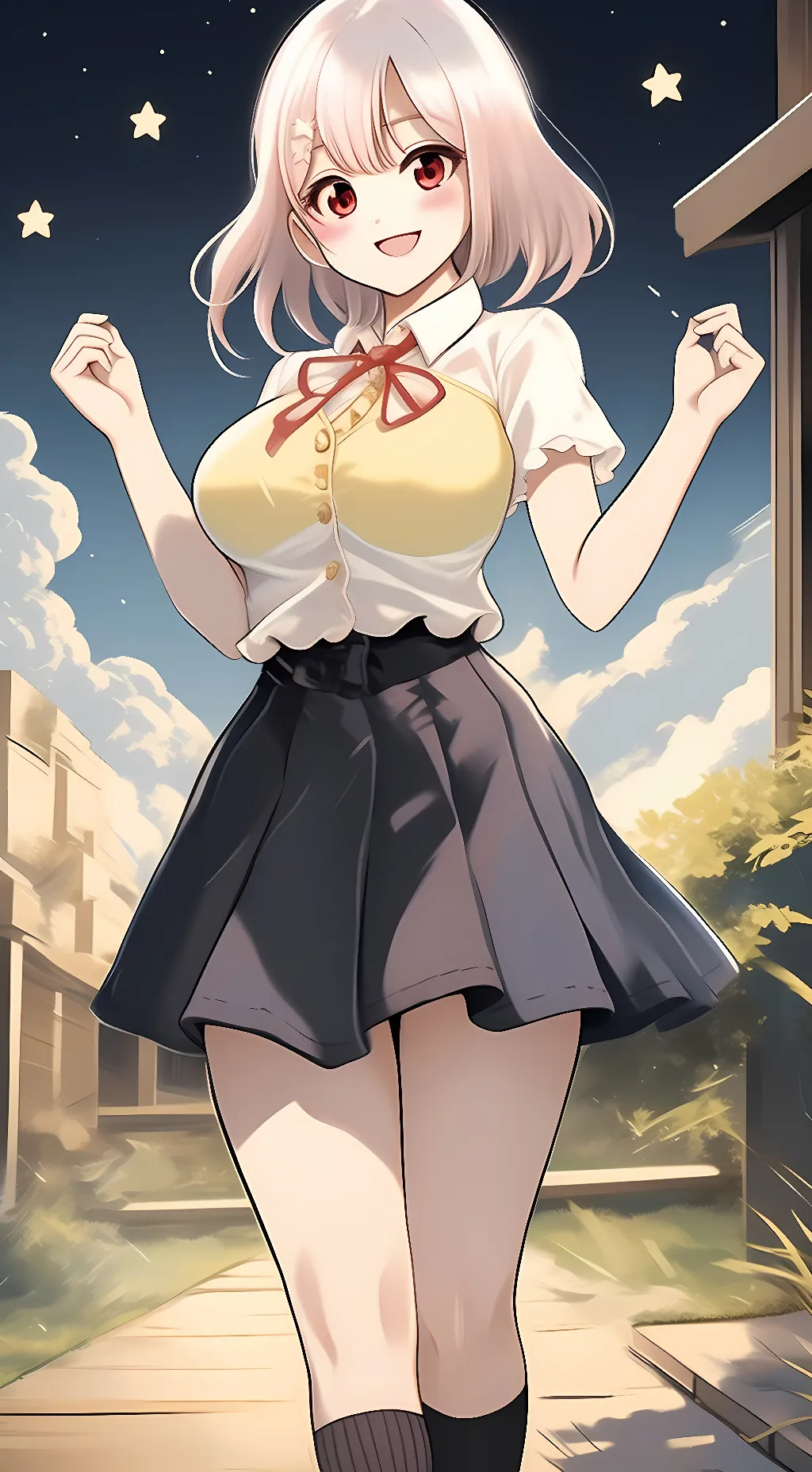ai character: Sayaka Hoshi background