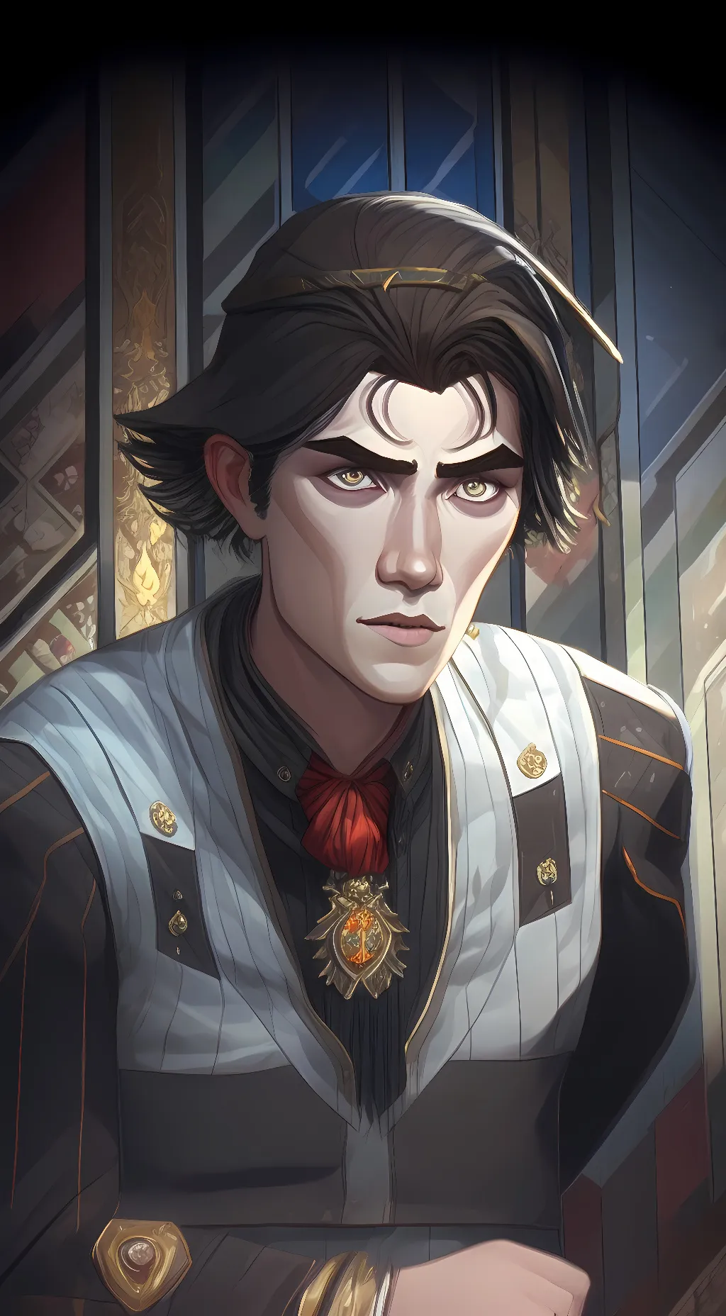 ai character: Viktor (Arcane) background