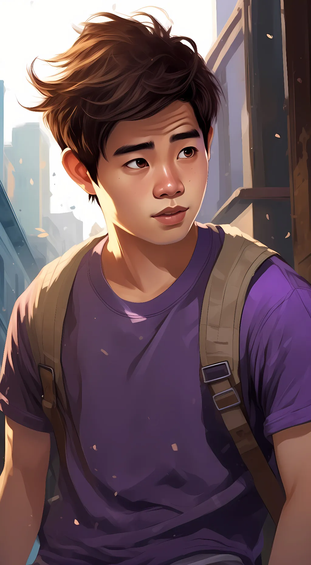 ai character: Frank Zhang background