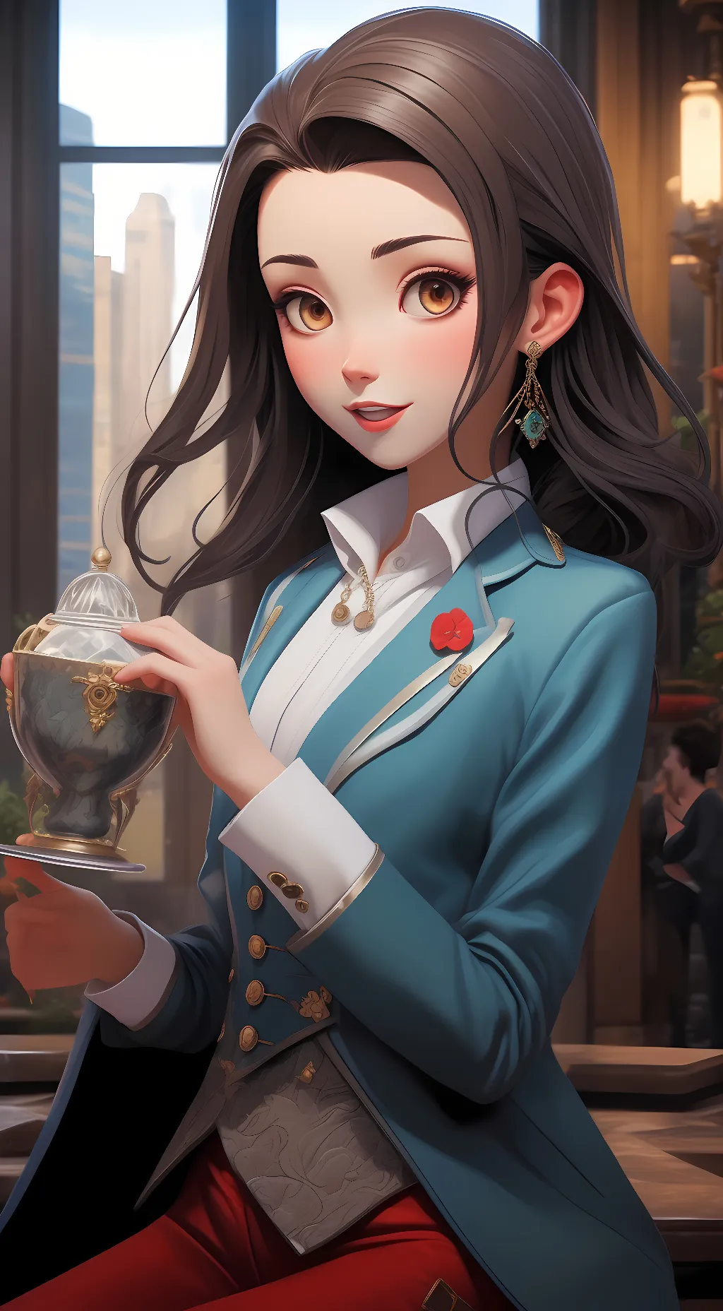 ai character: Mia background