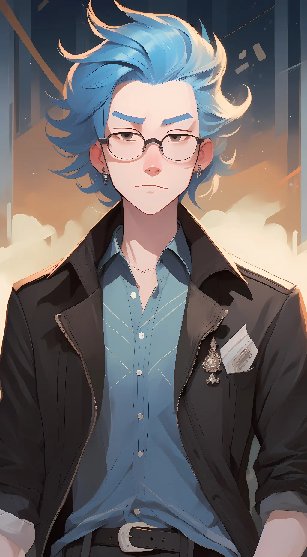 ai character: rick sanchez  background