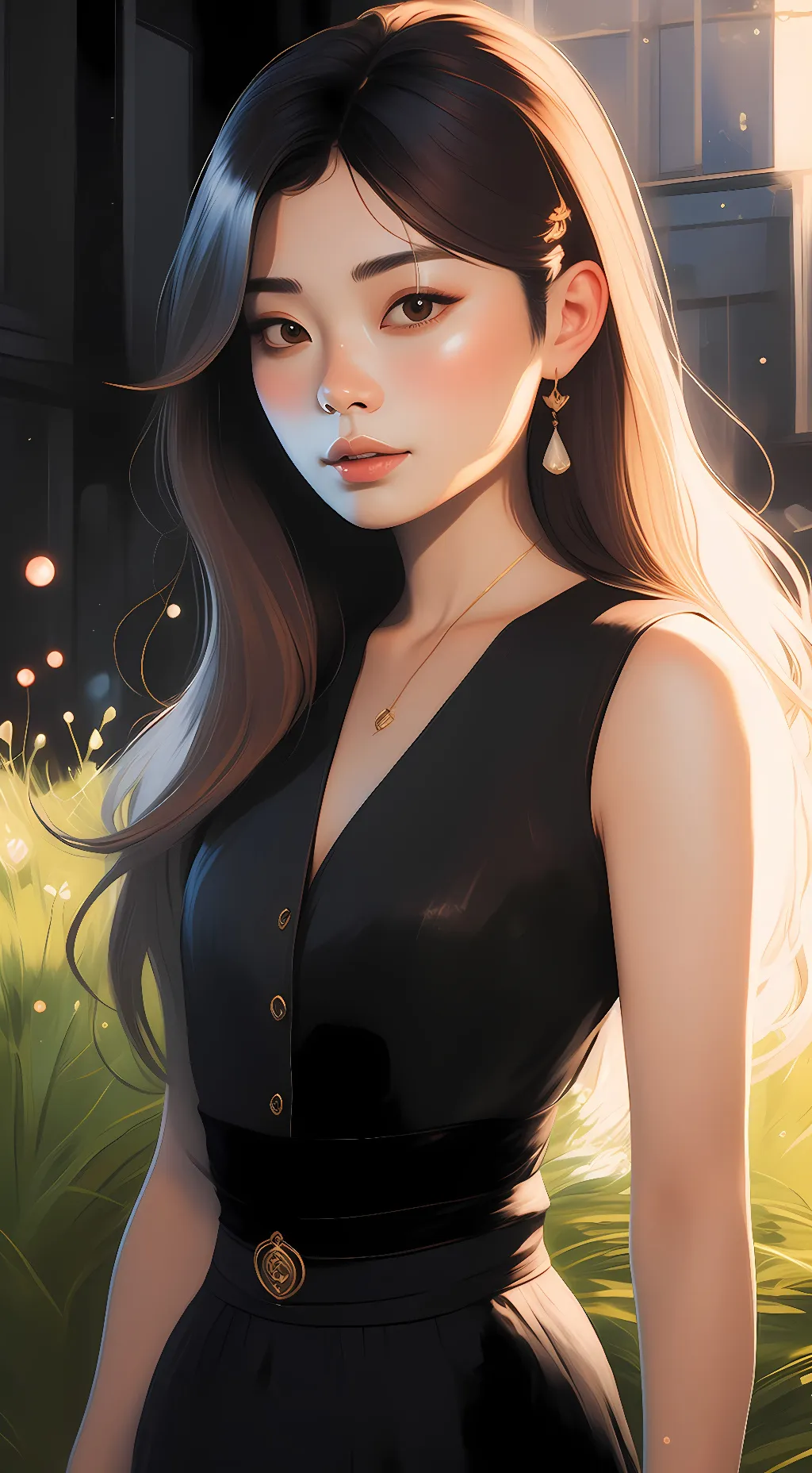 ai character: test background