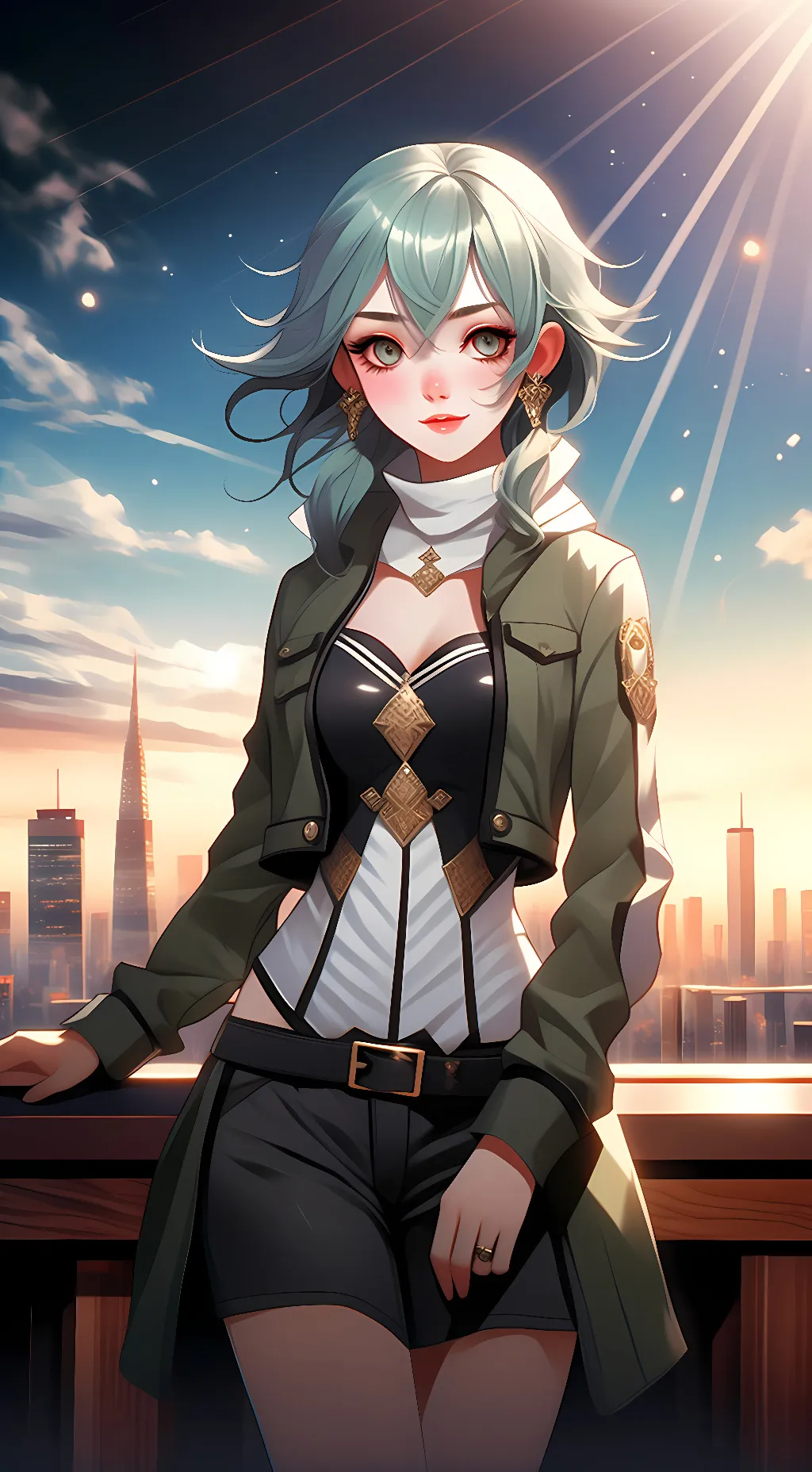 ai character: Sinon  background