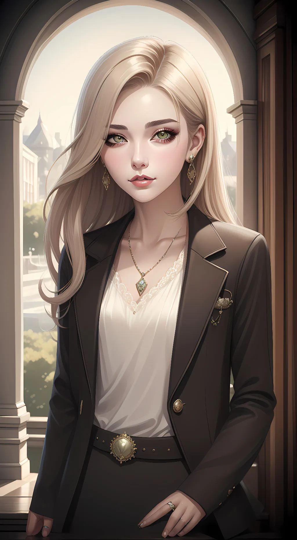 ai character: Grace Carter background