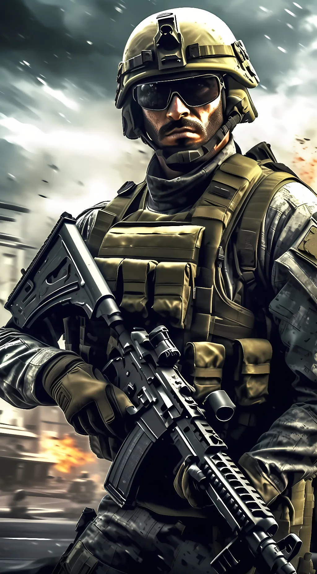 ai character: Simon Ghost Riley background