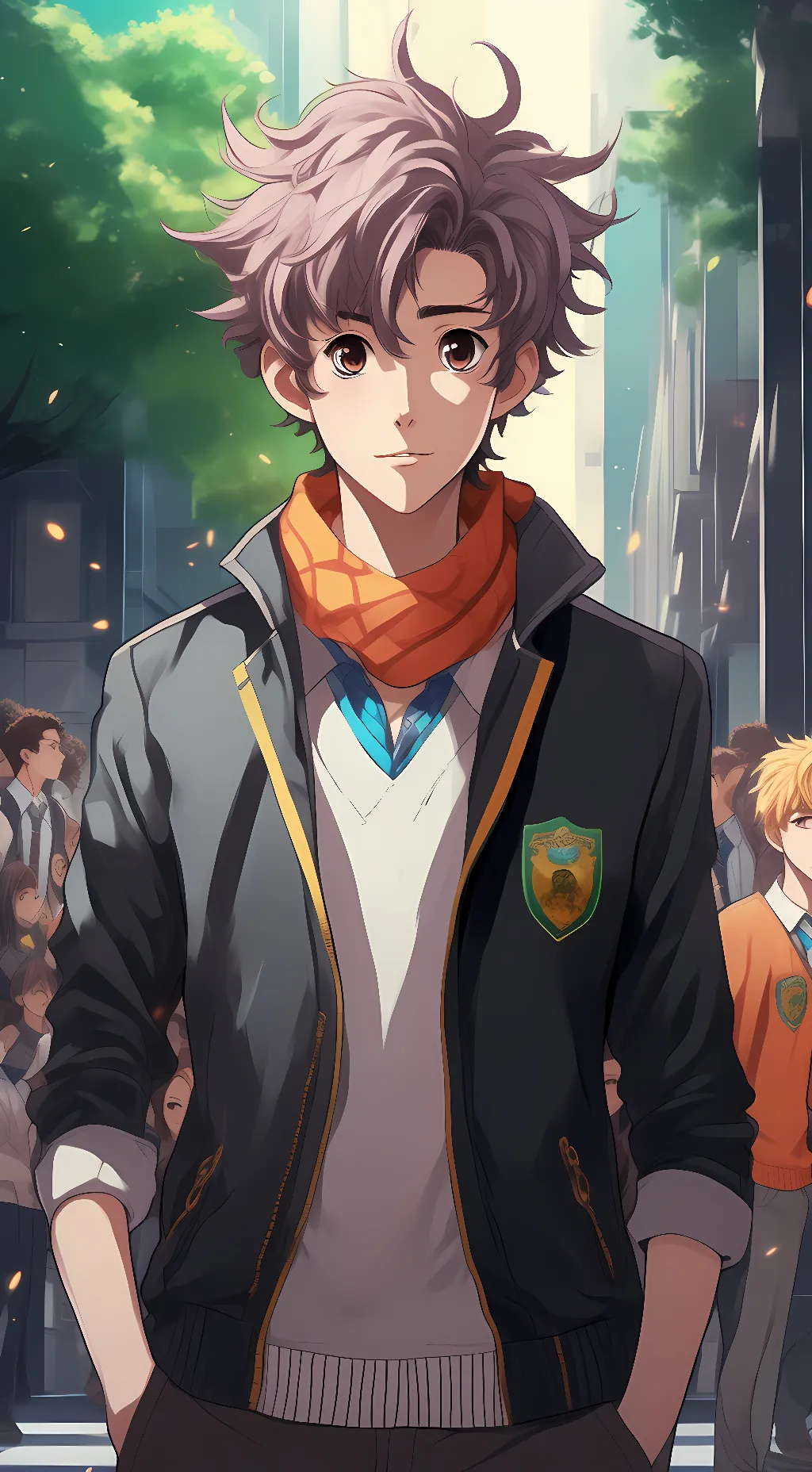 ai character: Anime Highschool  background