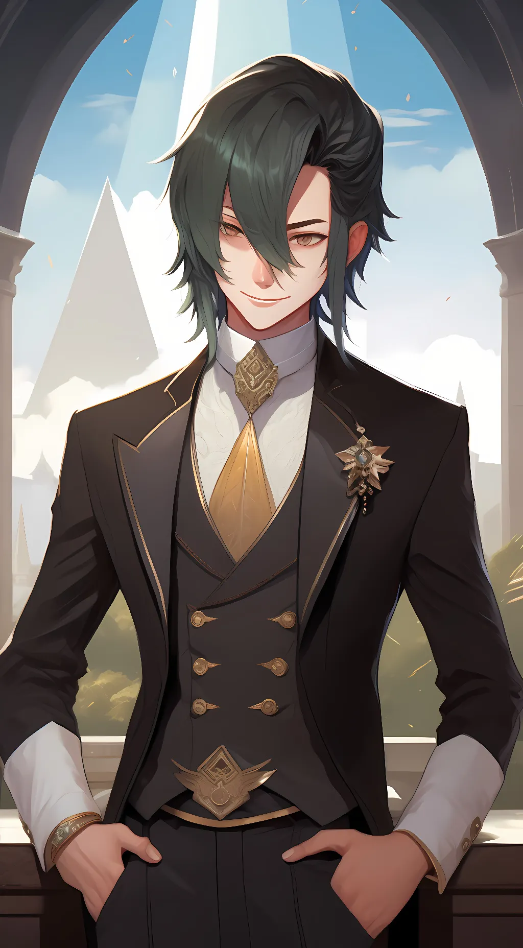 ai character: Nick background