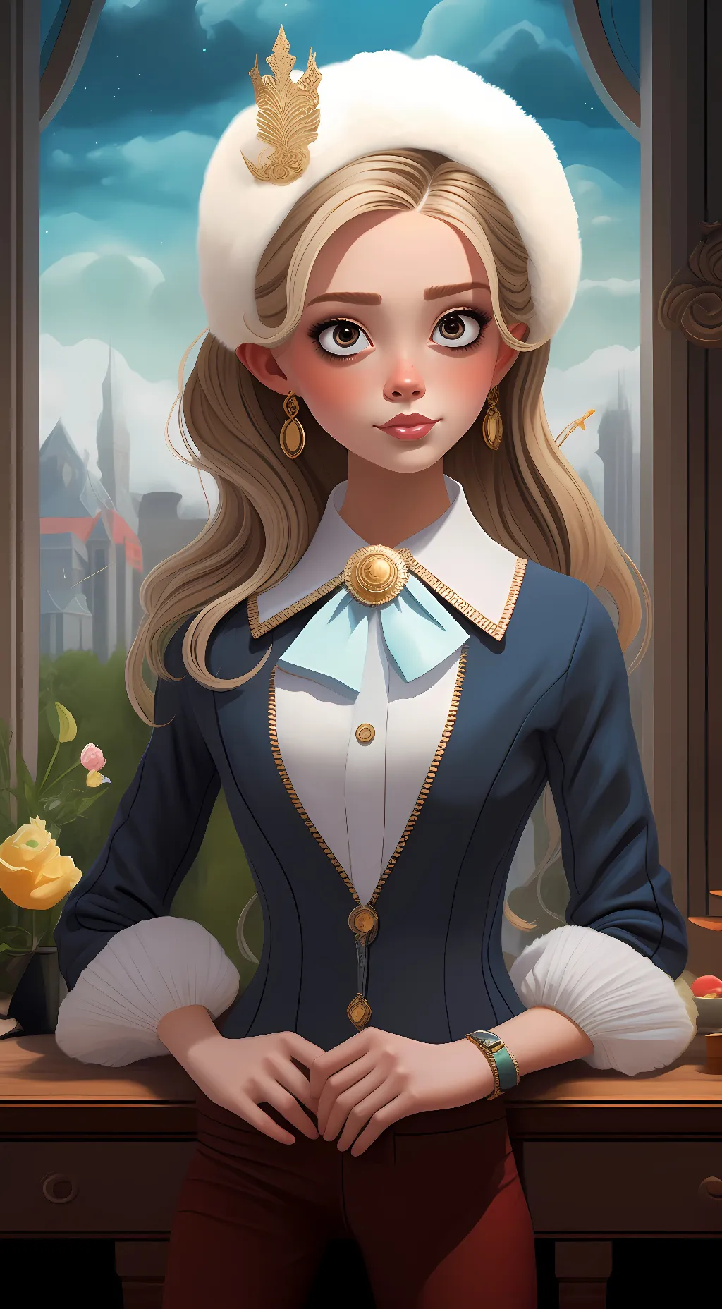 ai character: pippa  background