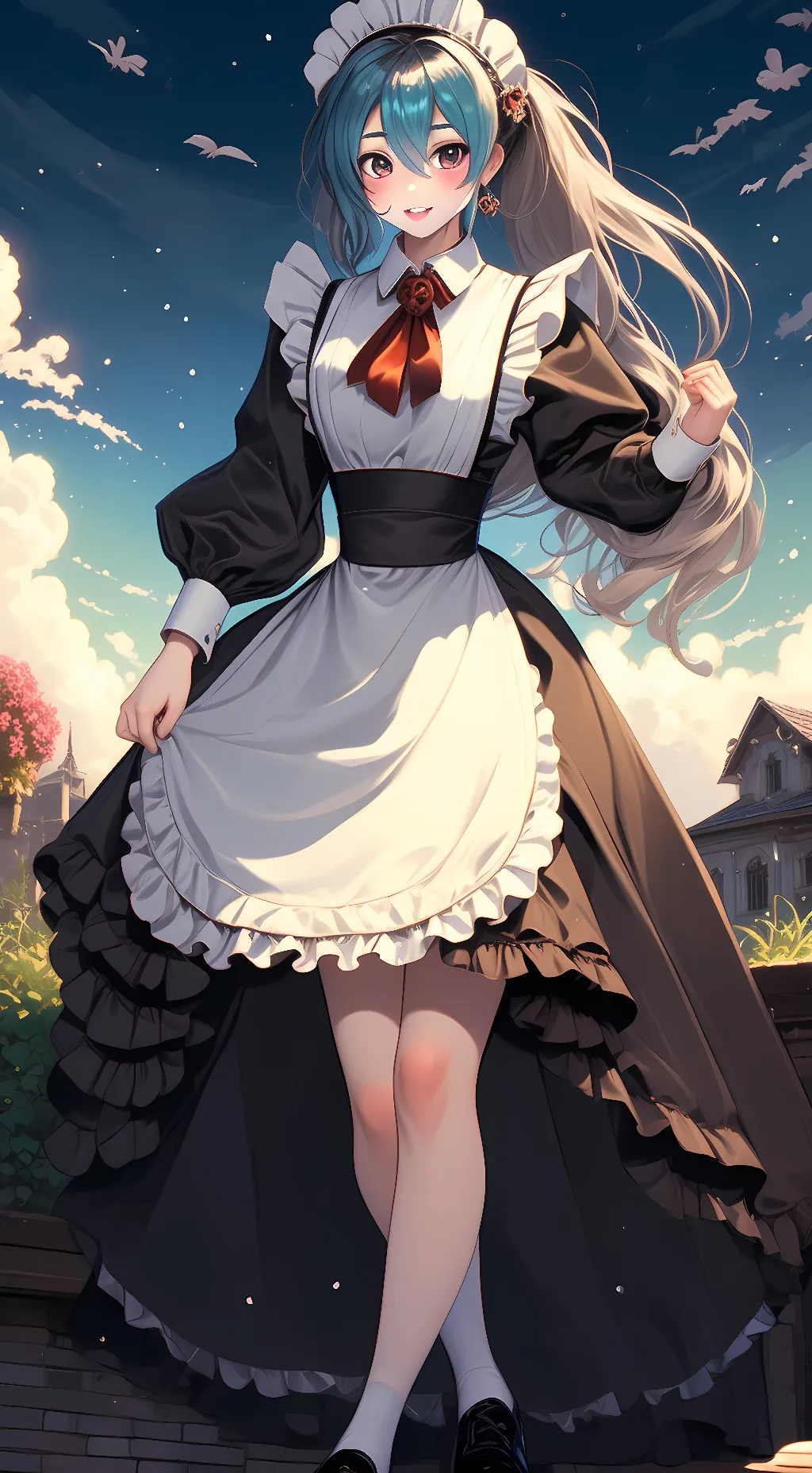 ai character: miku background