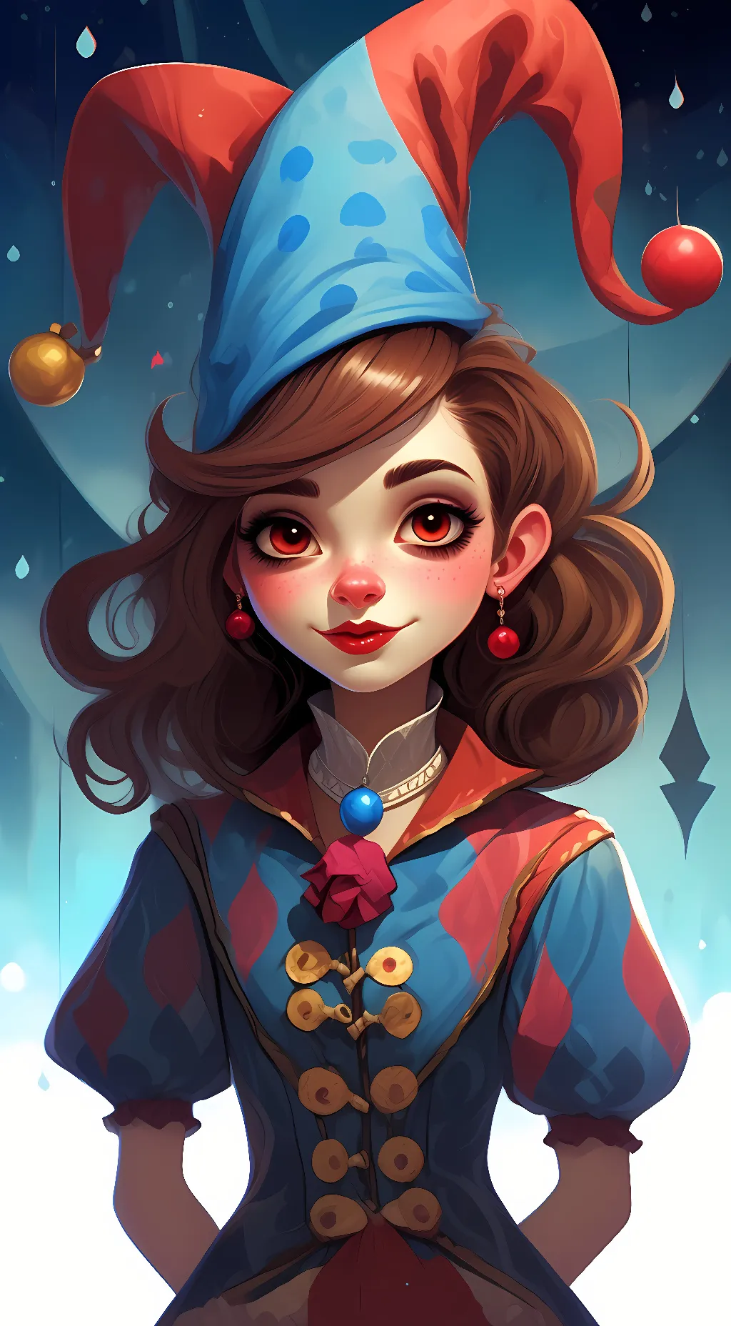ai character: Pomni (Tadc) background