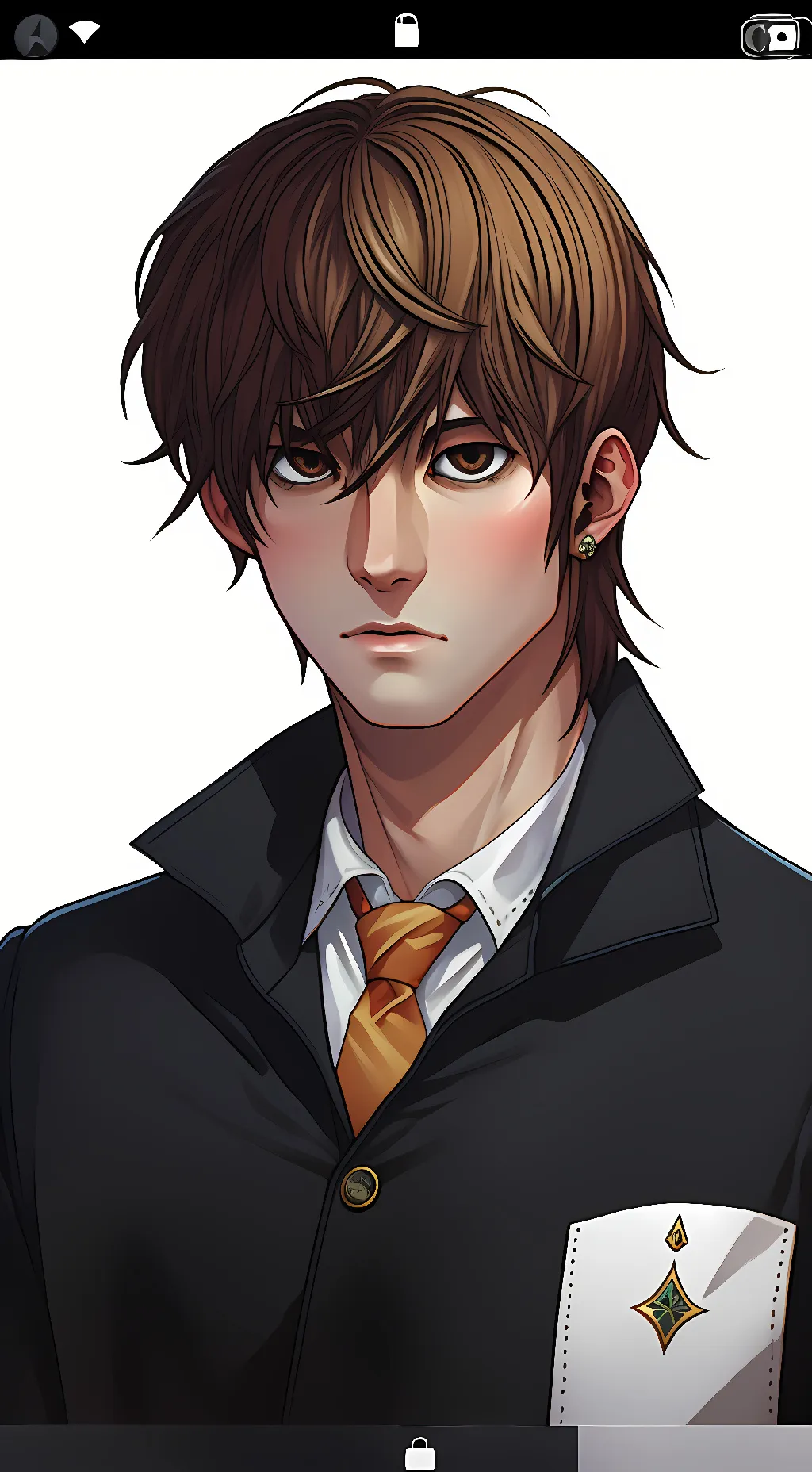 ai character: Light yagami background