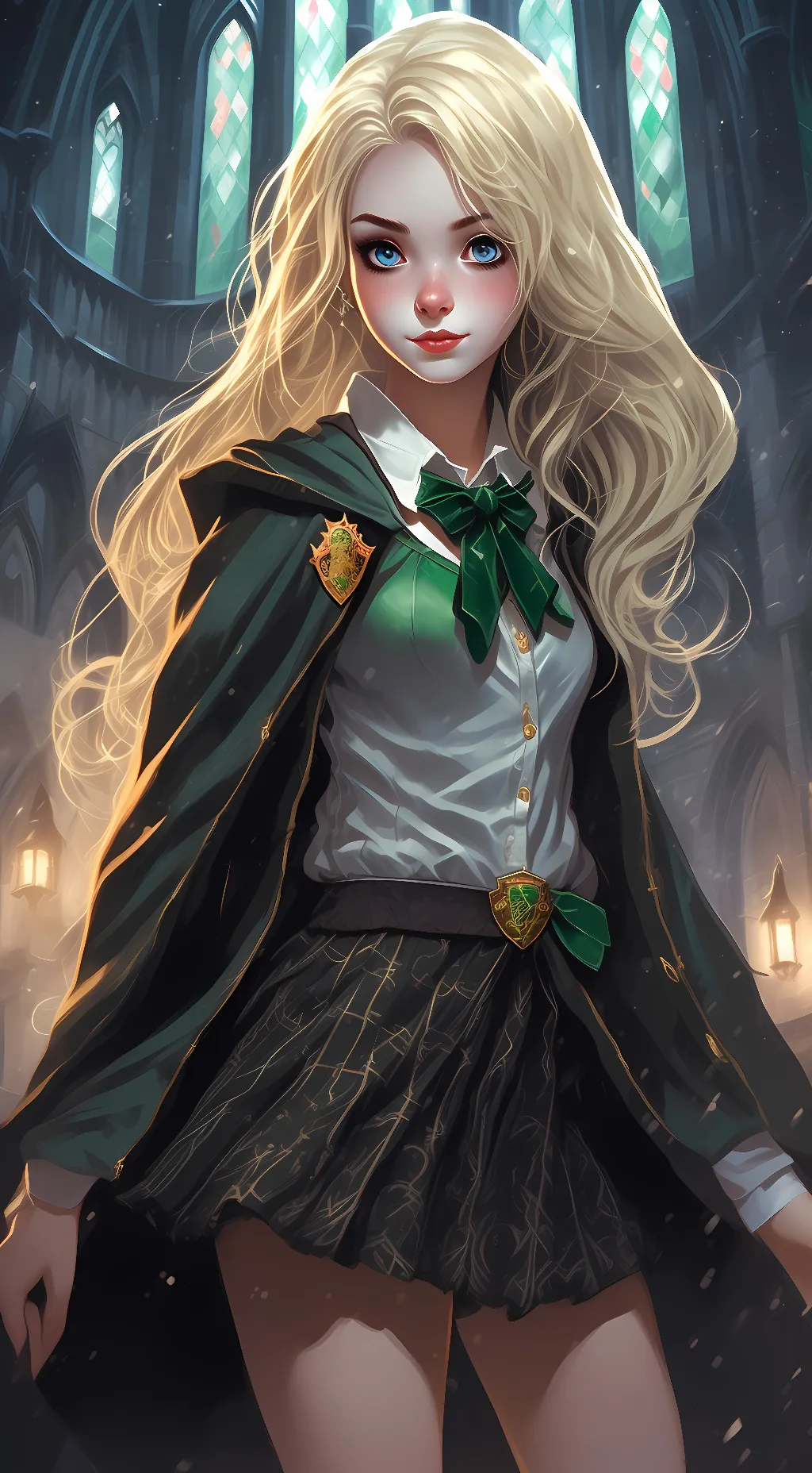 ai character: Marnie Black  background