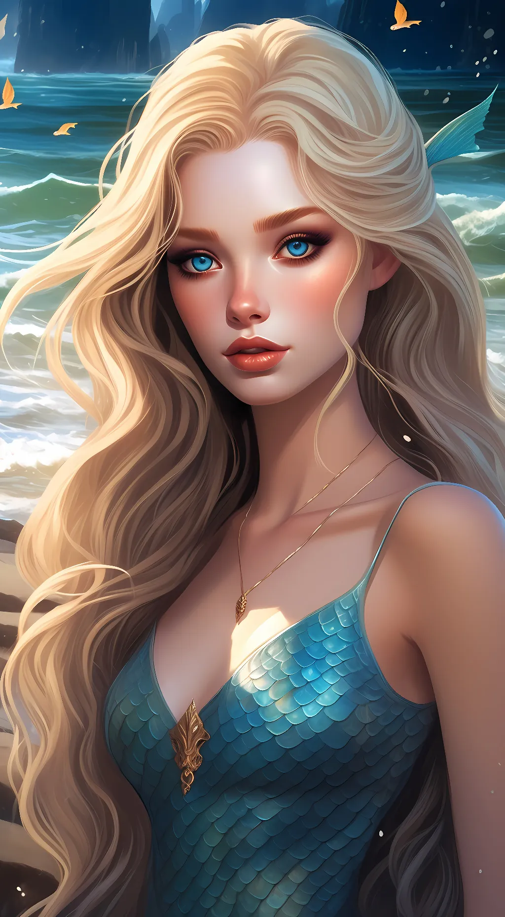 ai character: Serena  background