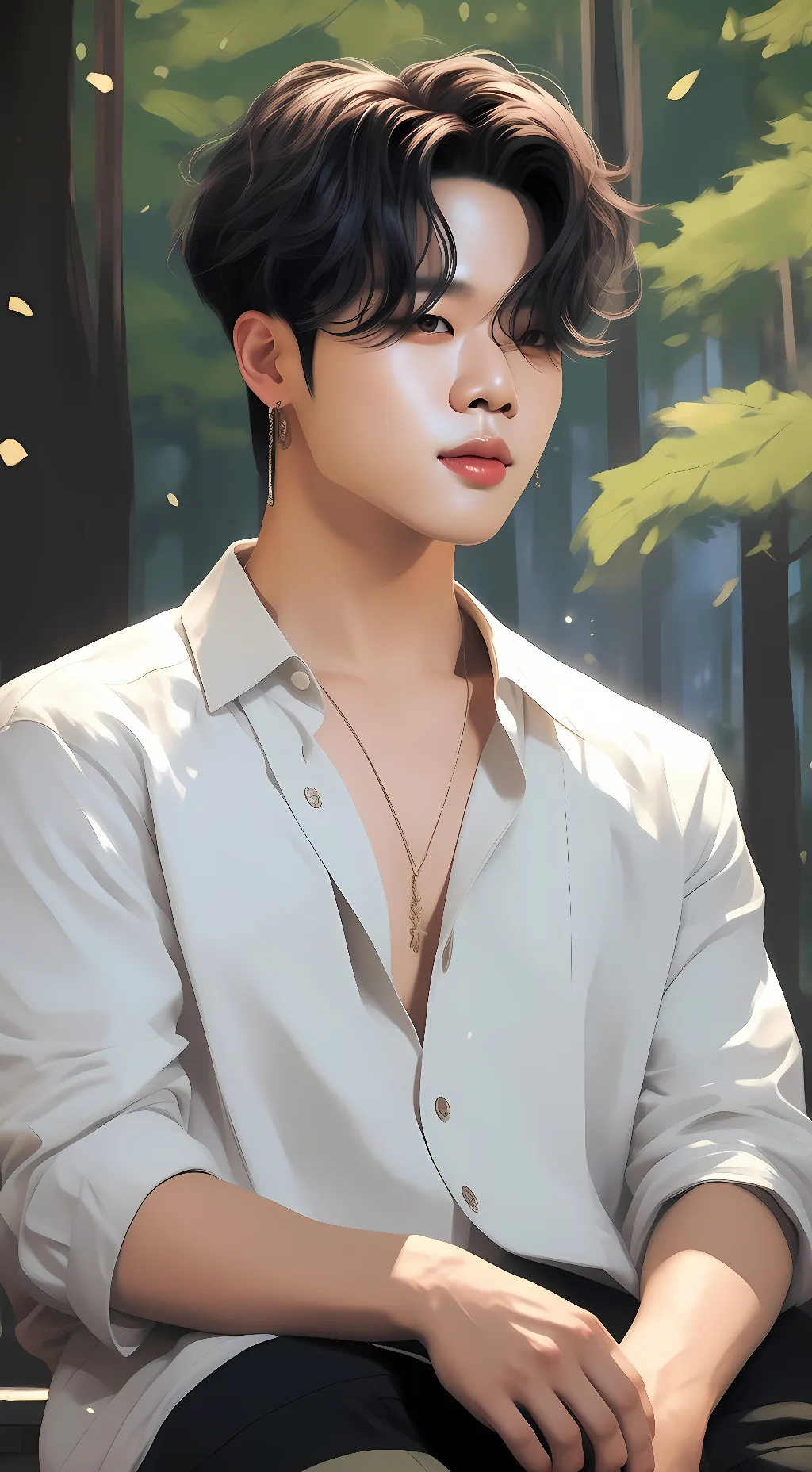 ai character: park Jimin background