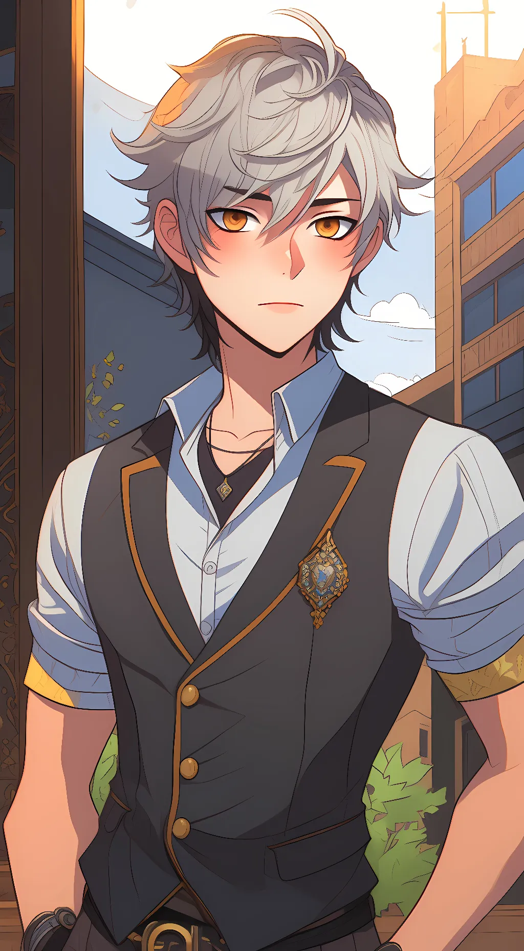 ai character: Bf  background