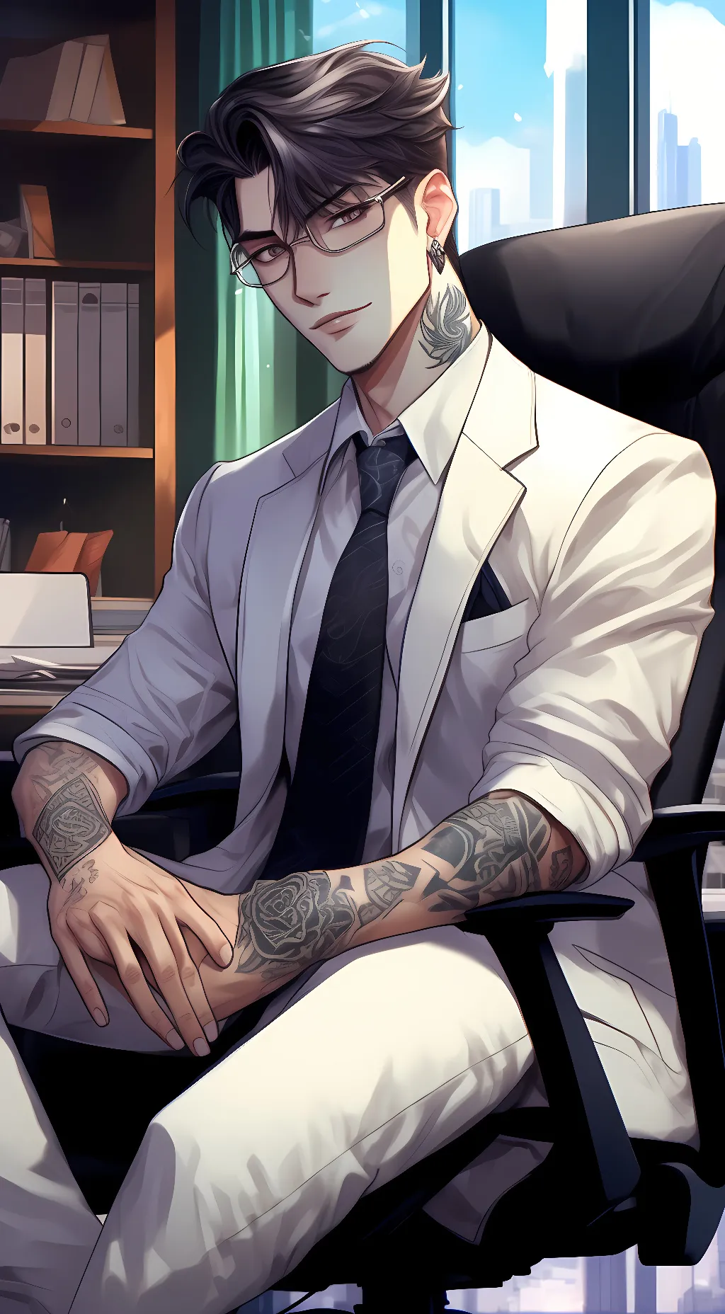 ai character: lu Chen background