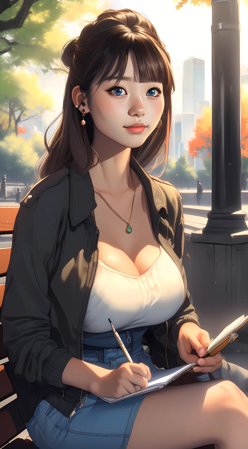 ai character: Lily background