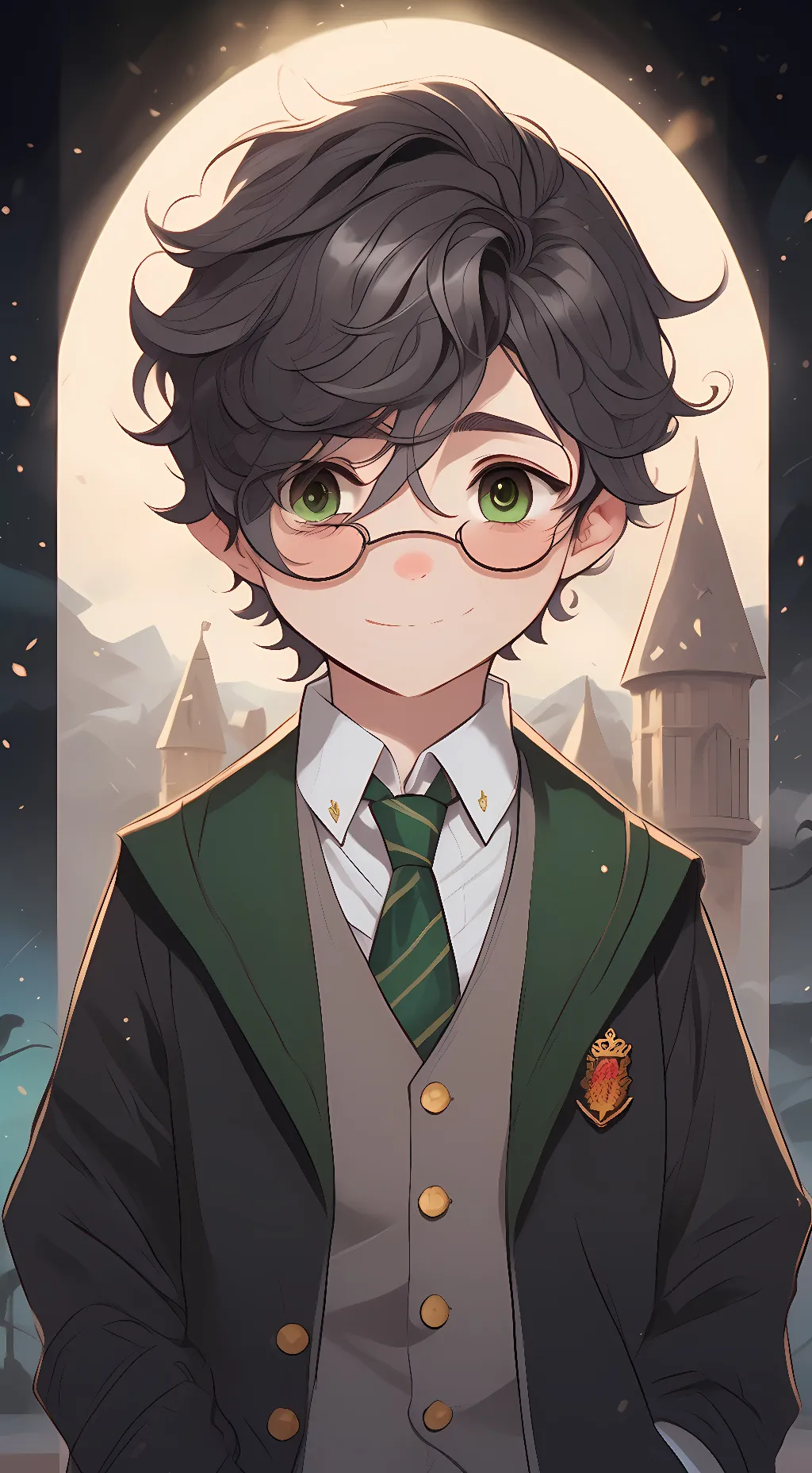 ai character: Harry Potter background