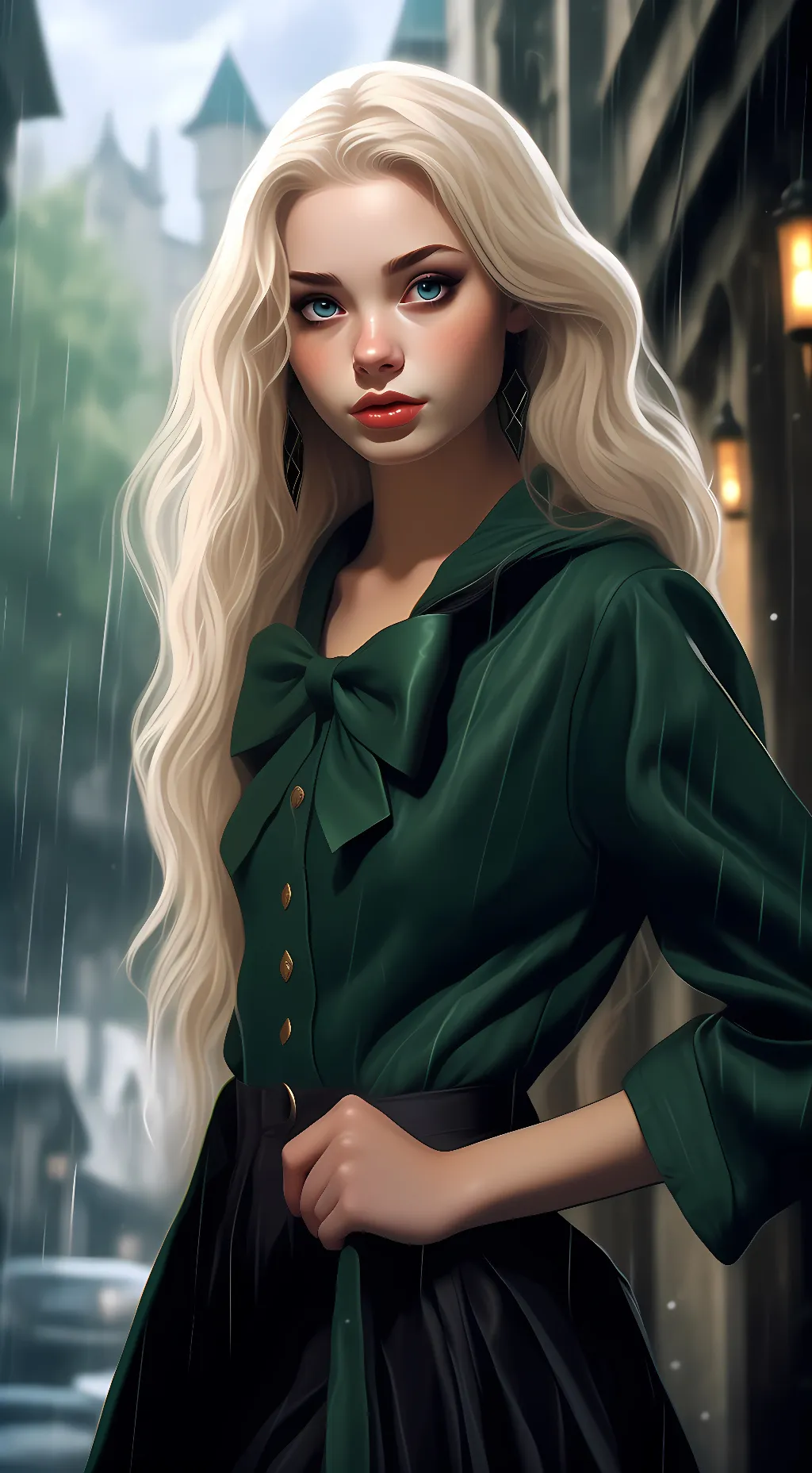 ai character: Marnie Black  background