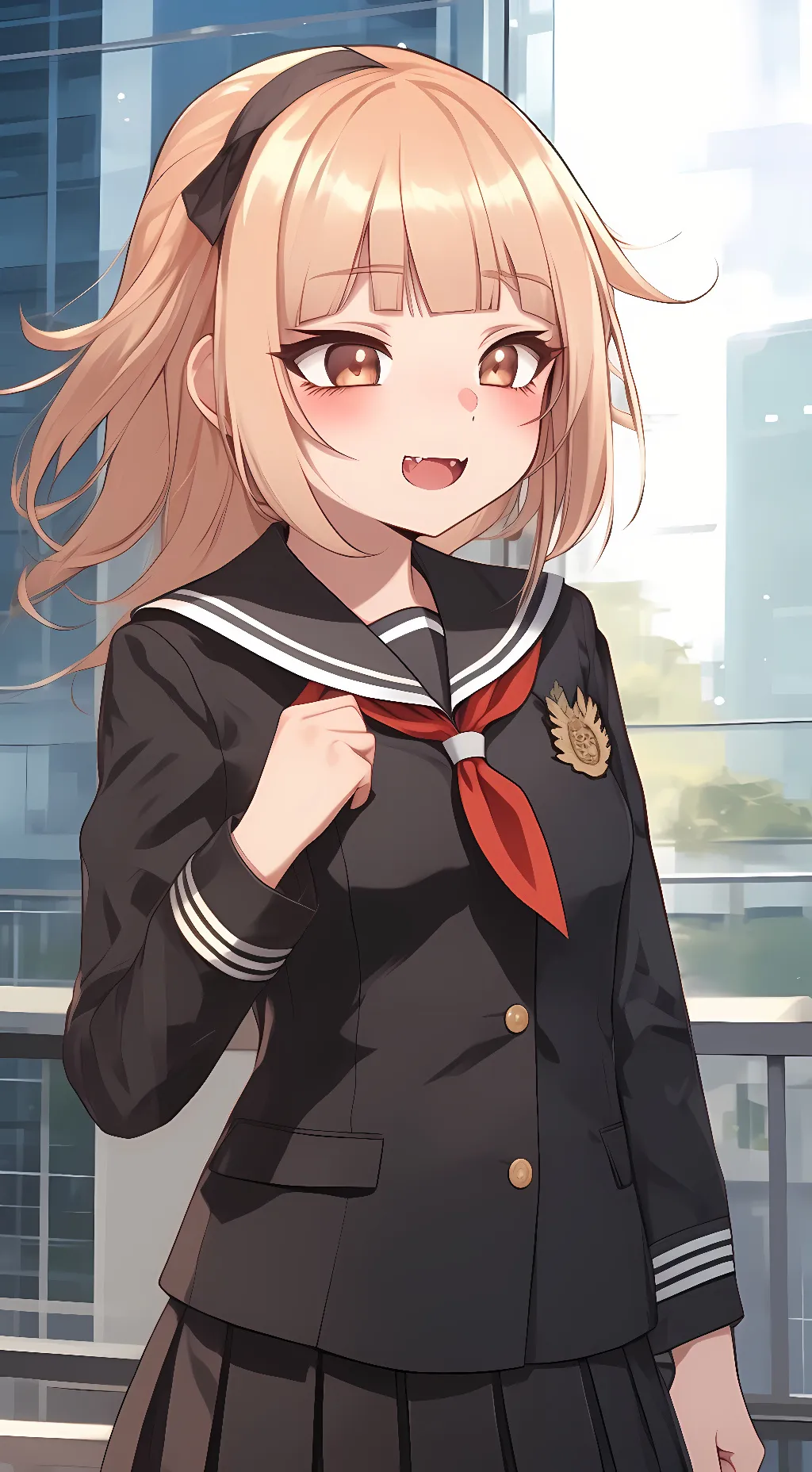 ai character: toga himiko  background