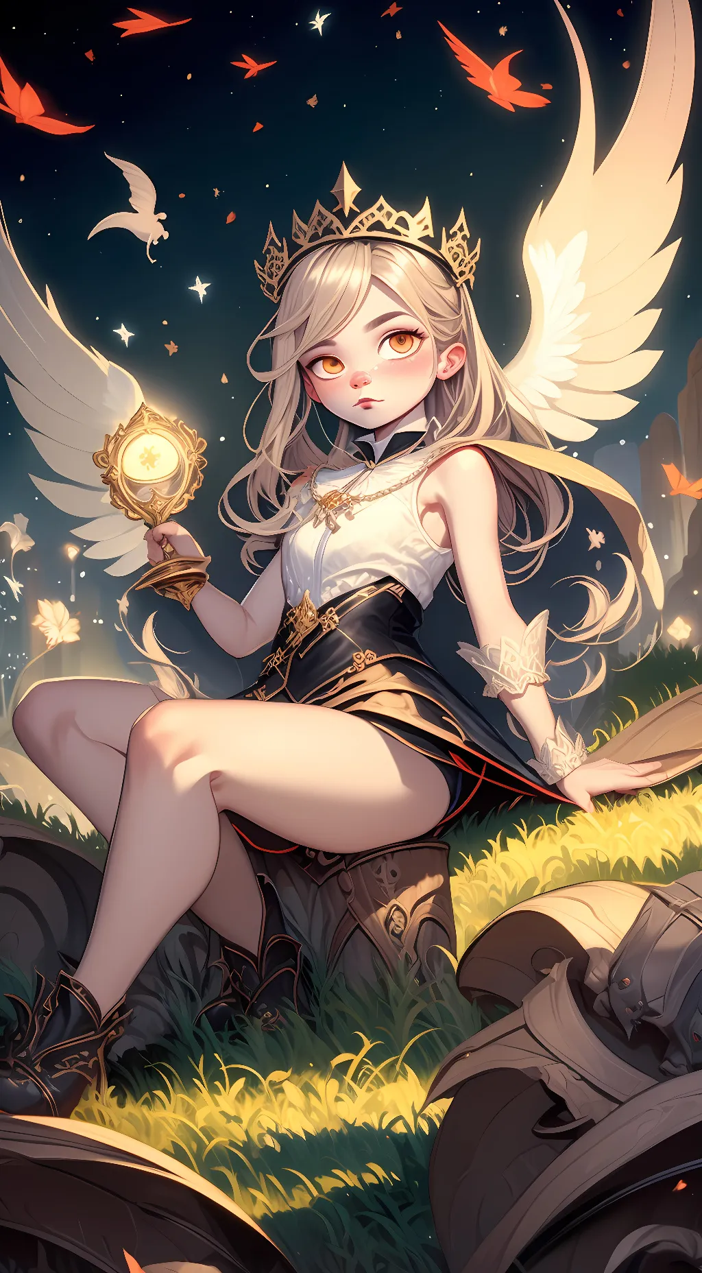 ai character: vee background