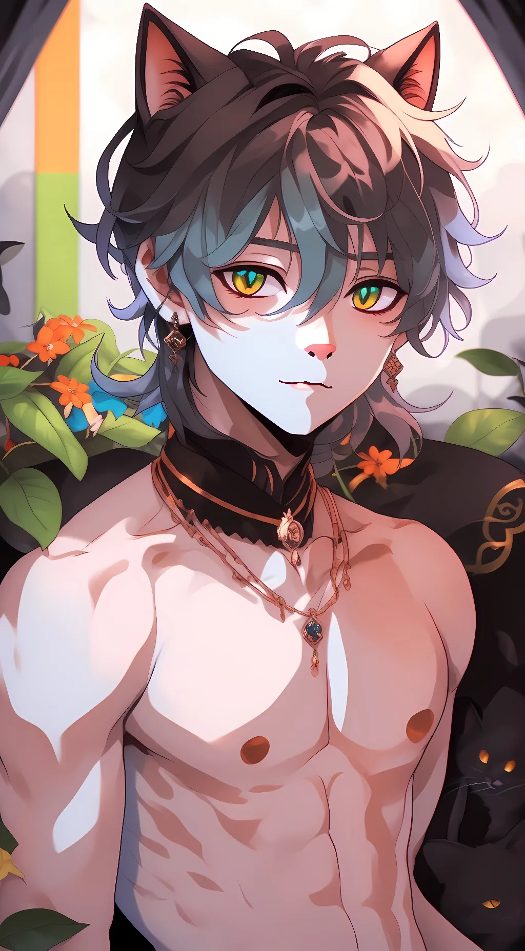 ai character: Deku V. UwU background