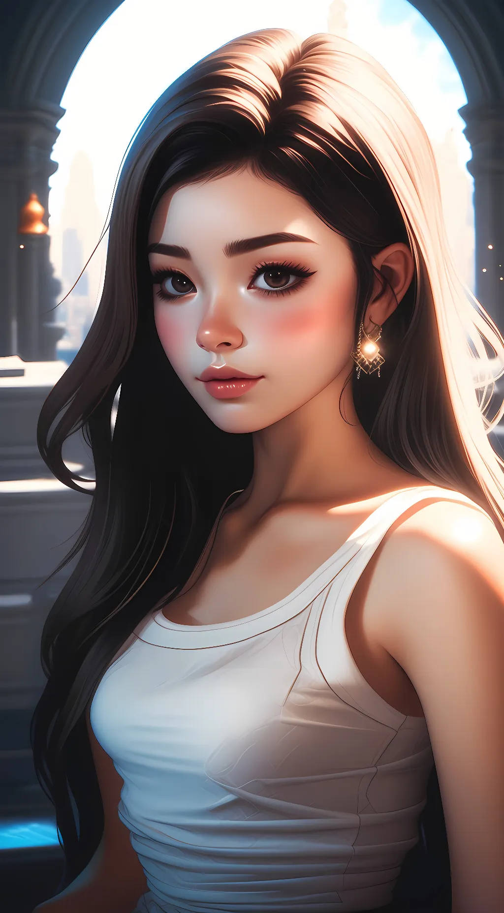 ai character: Evelyn Park background