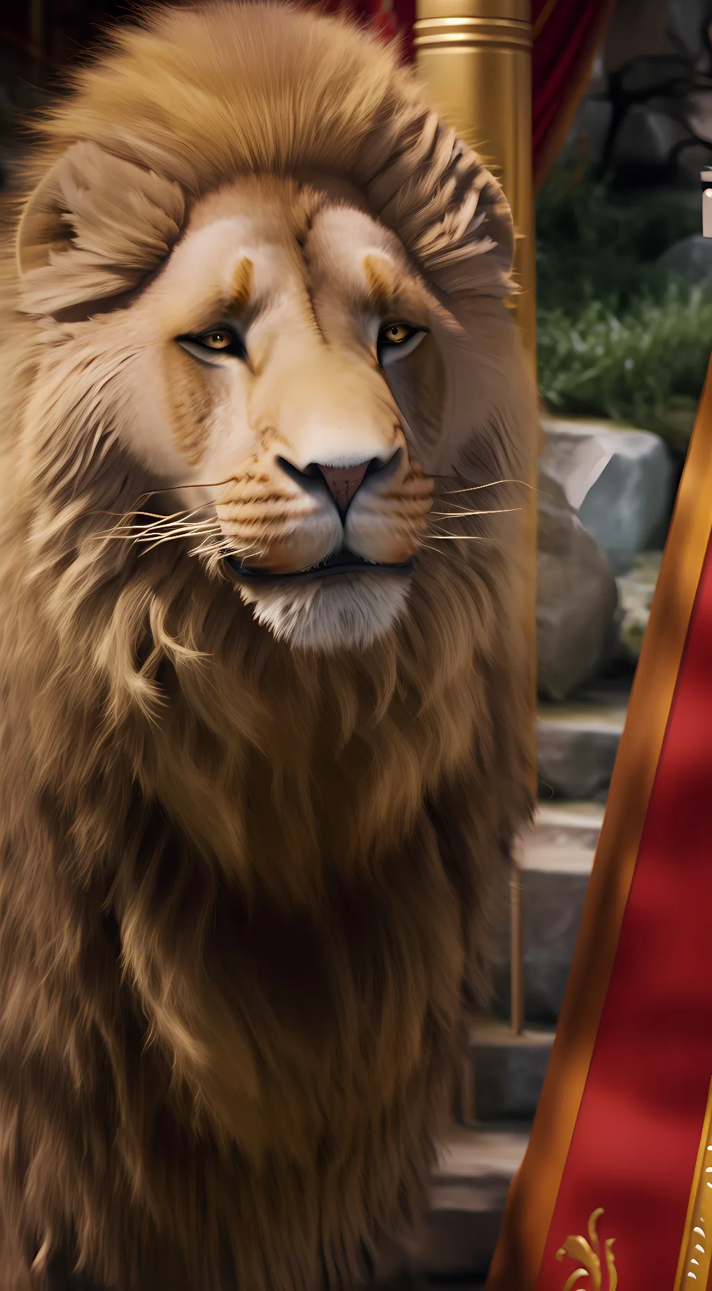ai character: Aslan background