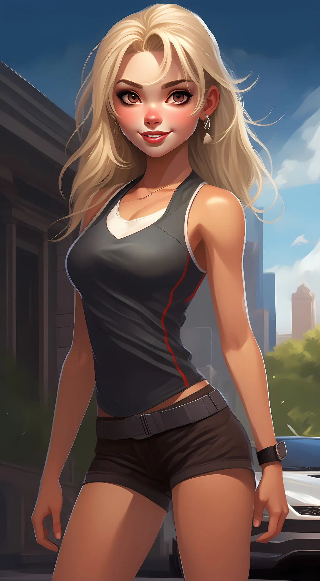 ai character: Leena background